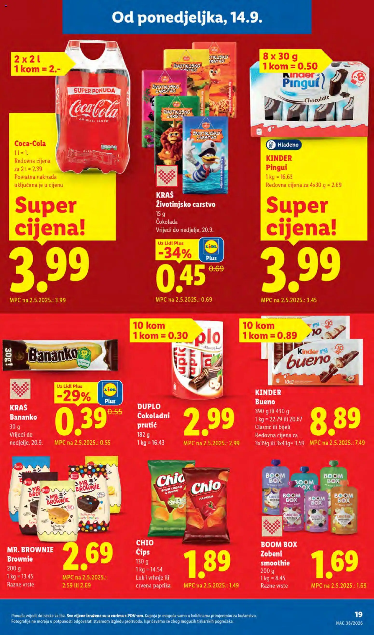 Lidl katalog | vrijedi od 14.09.2026 | Stranica: 19