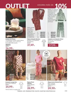 Vista previa Catálogo AVON campaña 9 válido desde el 01/09/2026 | Página: 153 | Productos: Camisa, Pijama, Té, Cable