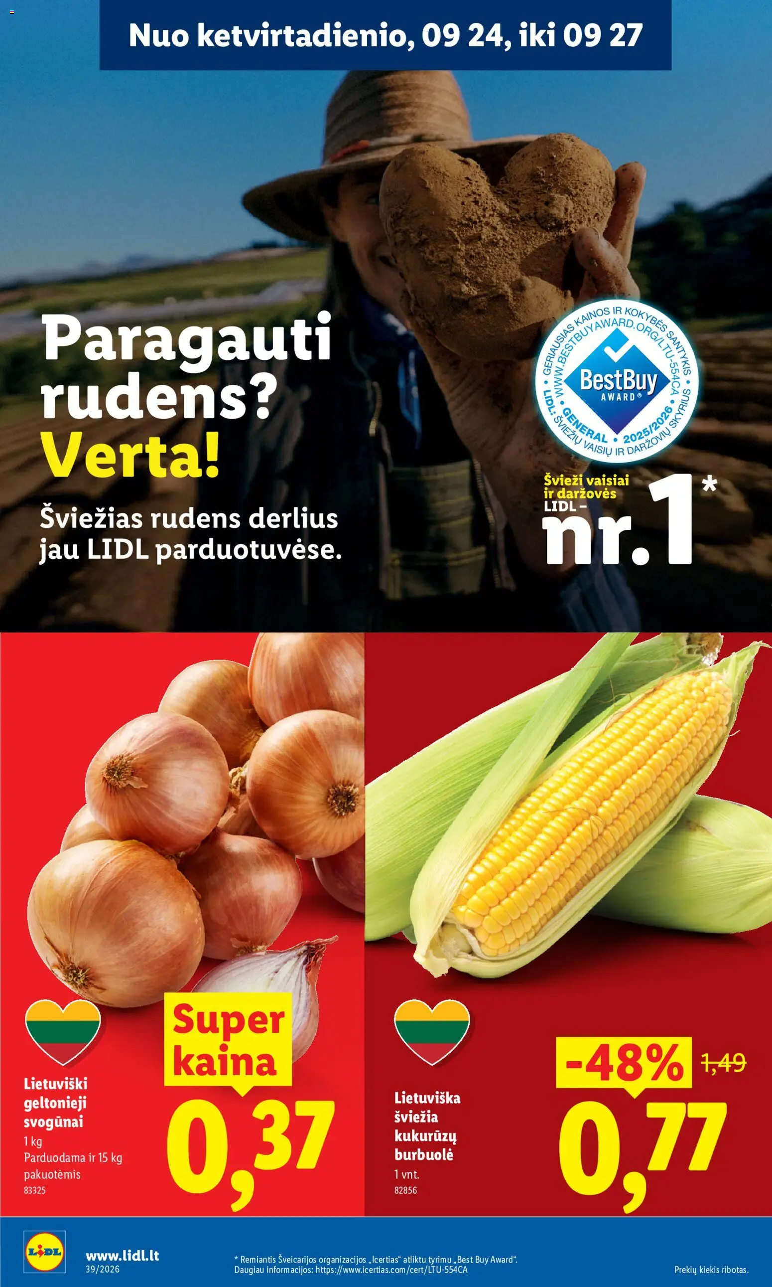 LIDL akcijos nuo 2026.09.21 | Puslapis: 32
