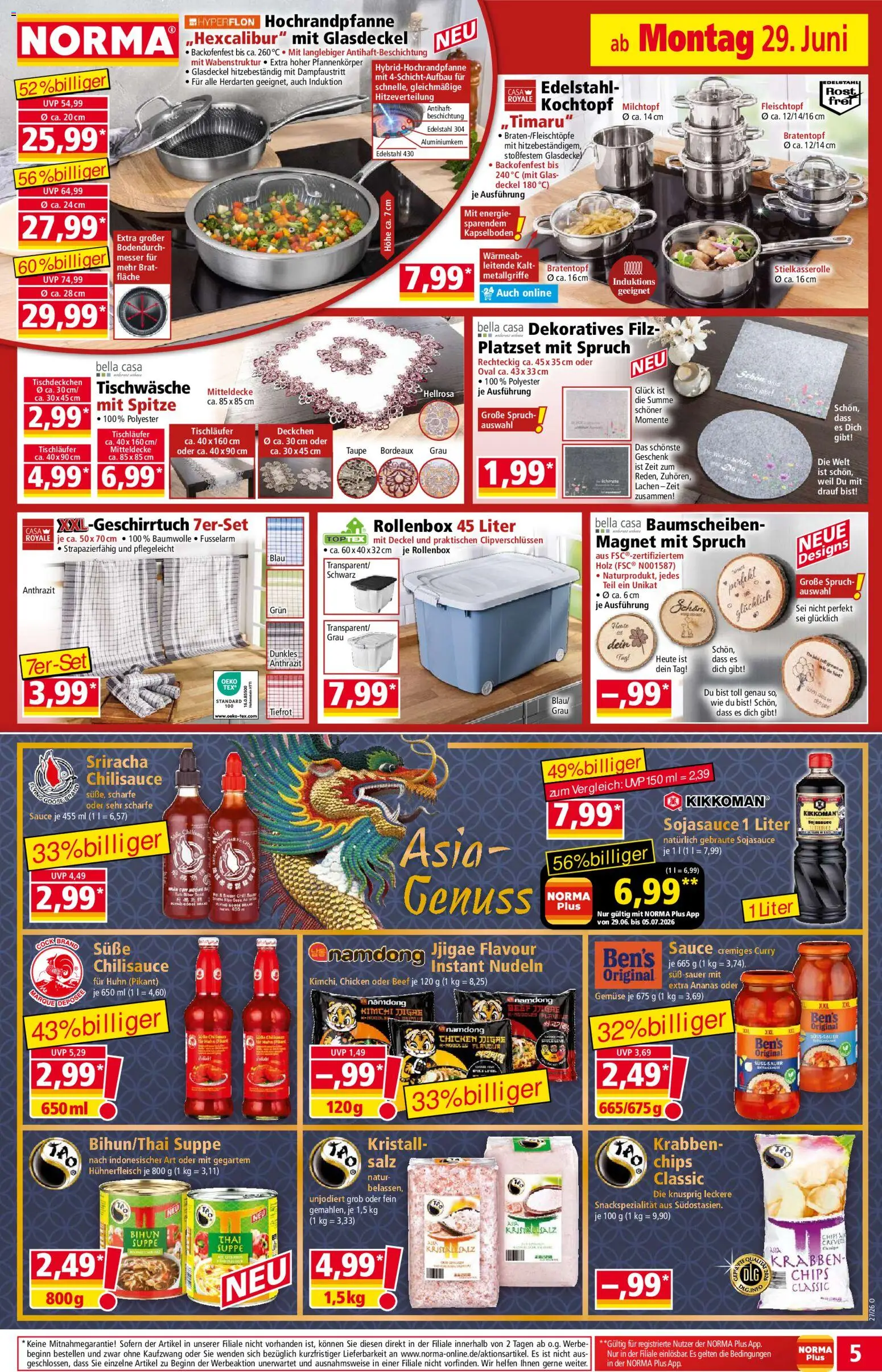 Norma Prospekt – gültig ab 29.06.2026 | Seite: 5