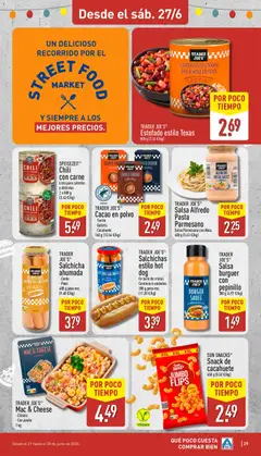 Vista previa Aldi folleto Península válido desde el 22/06/2026 | Página: 29 | Productos: Jamón, Cerdo, Pasta, Peso