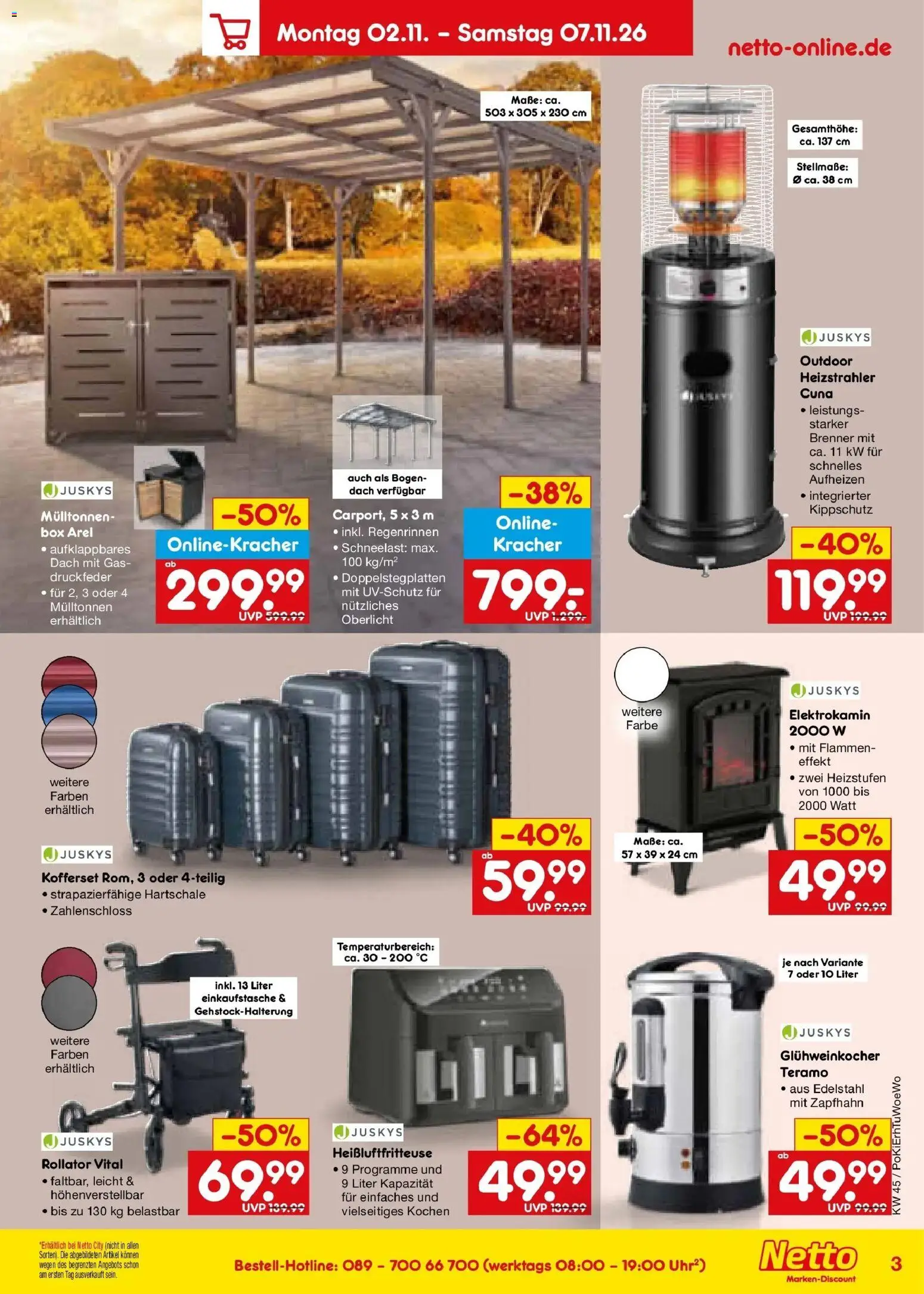 Netto Marken-Discount Prospekt Sindelfingen – gültig ab 02.11.2026 | Seite: 45 | Produkte: Box, Heißluftfritteuse
