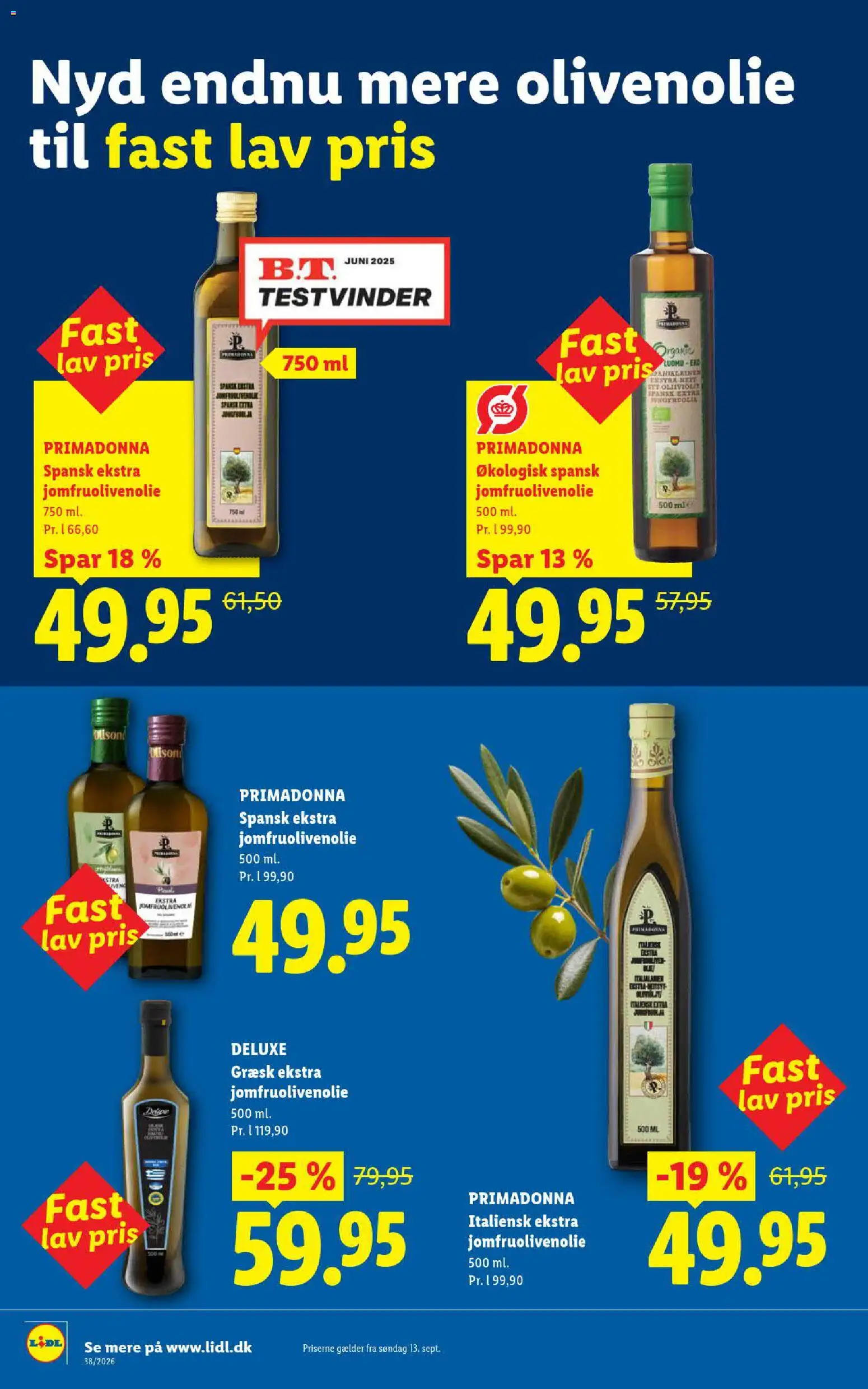 Lidl tilbudsavis – gyldig fra 13/09/2026 | Side: 8 | Produkter: Olivenolie