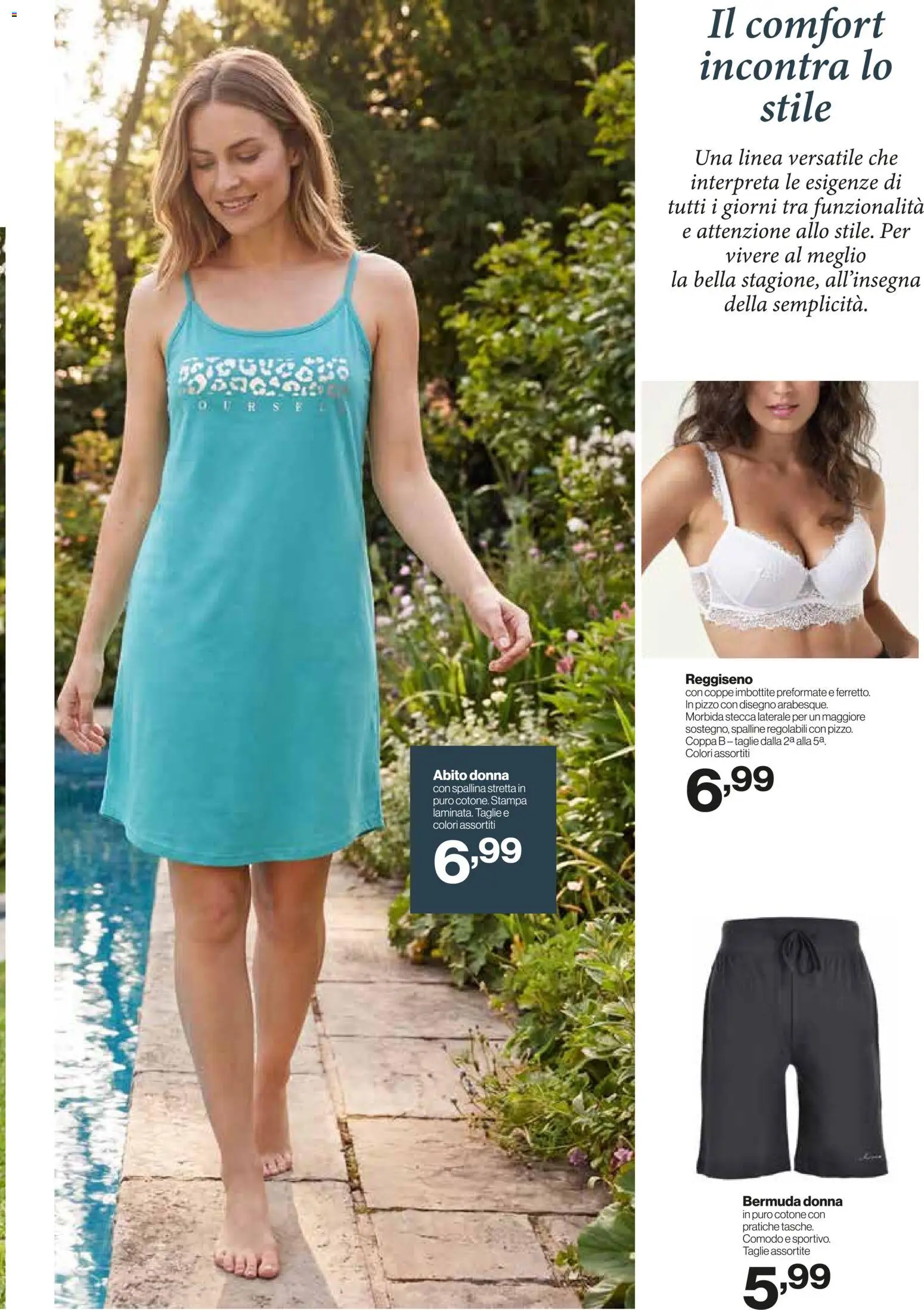 Volantino IN's del 01/07/2026 | Pagina: 21 | Prodotti: Reggiseno, Bermuda, Abito, Stampa