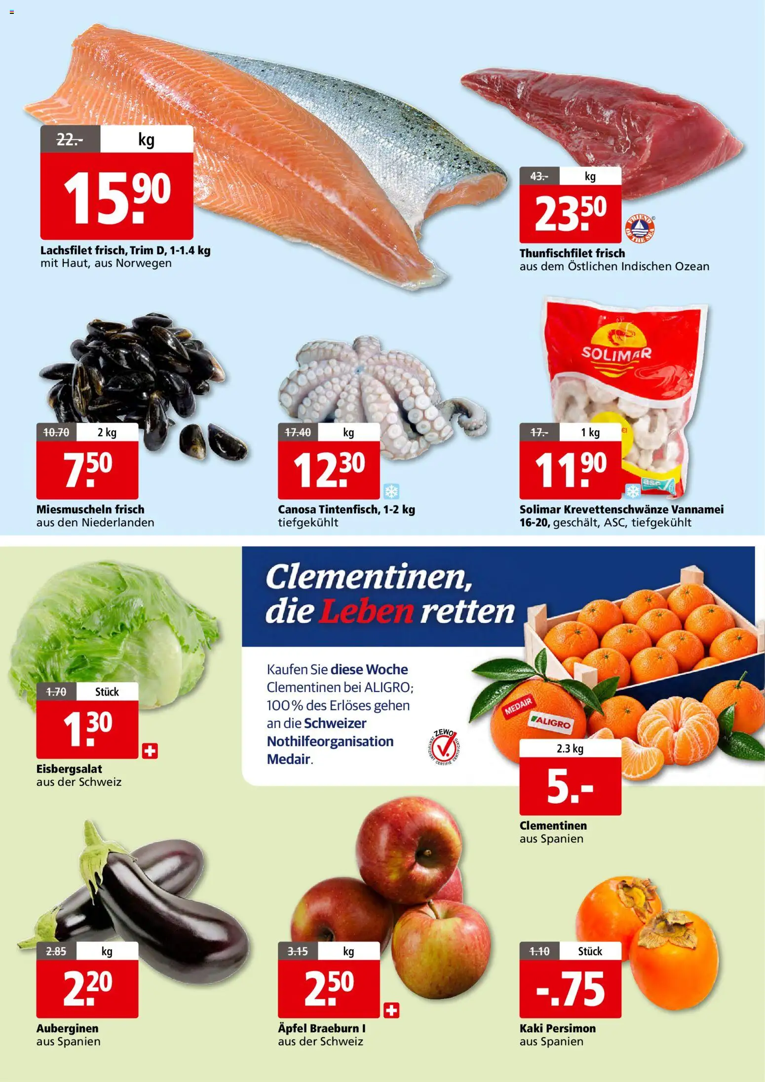 Aligro aktionen Gourmand Schlieren, Gossau SG, Frauenfeld – gültig ab 26.10.2026 | Seite: 6 | Produkte: Äpfel, Kaki
