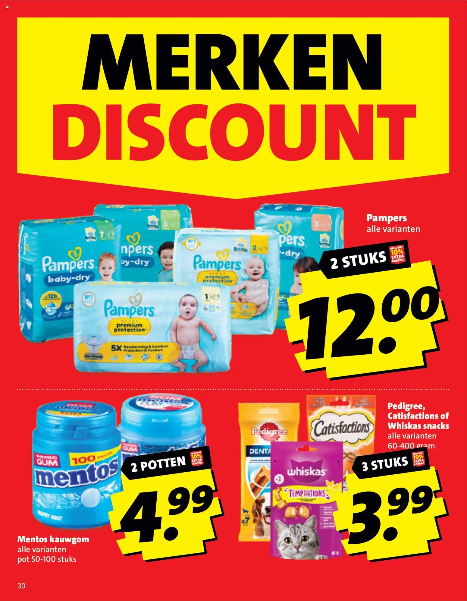 {H1} | Pagina: 30 | Producten: Snacks, Pot, Kauwgom, Pampers