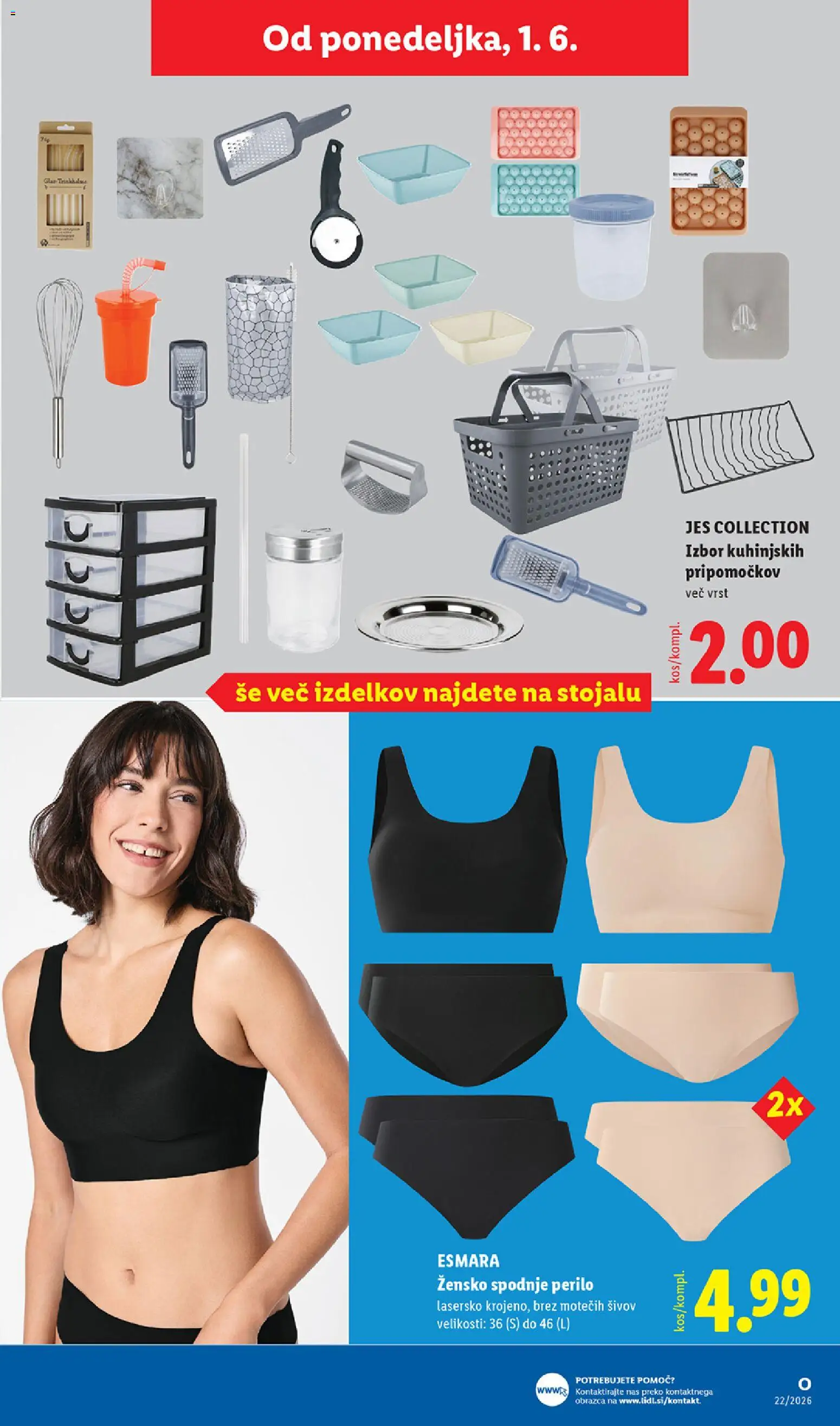 Novi Lidl katalog ponudbe – veljaven od 28.05.2026 | Stran: 67 | Izdelki: Spodnje perilo