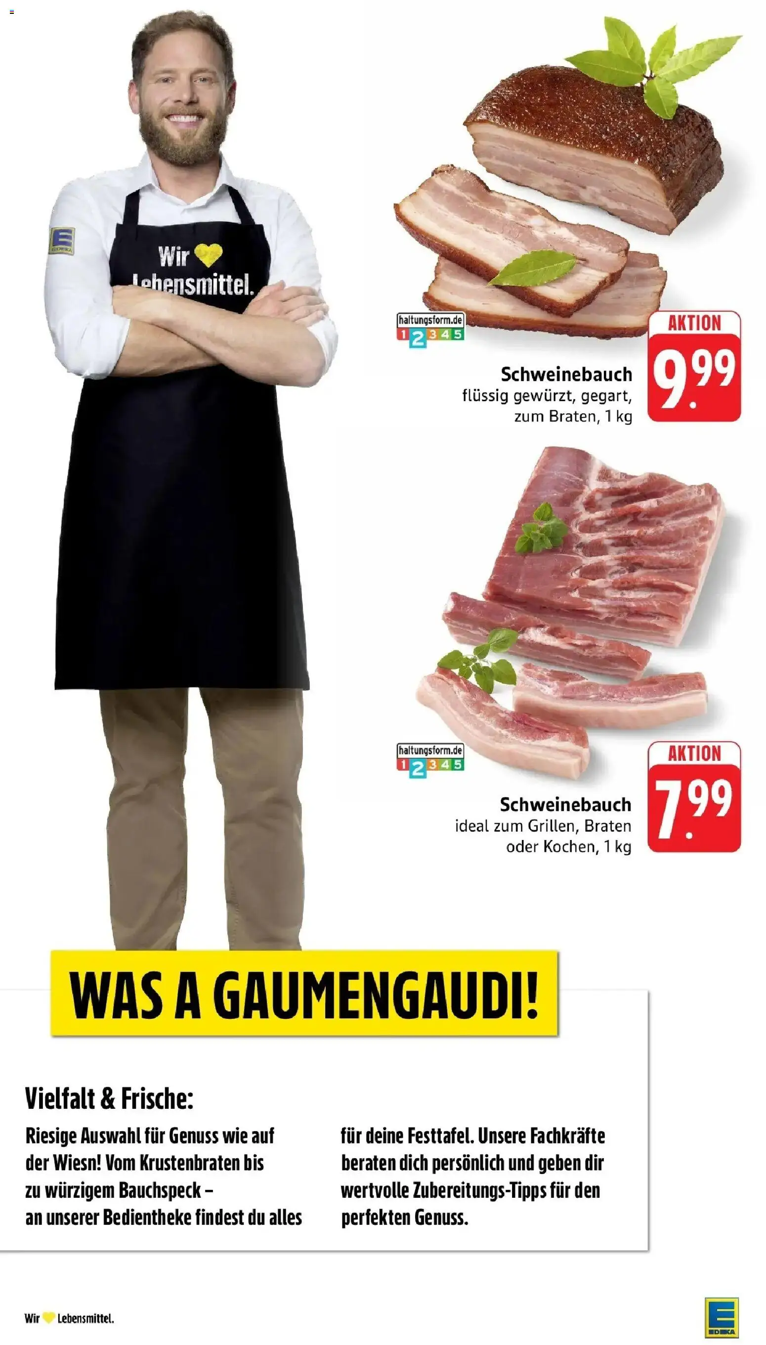 Edeka Prospekt Mühlheim / Donau (ab 21.09.2026) » Angebote Online | Seite: 4 | Produkte: Schweinebauch, Krustenbraten