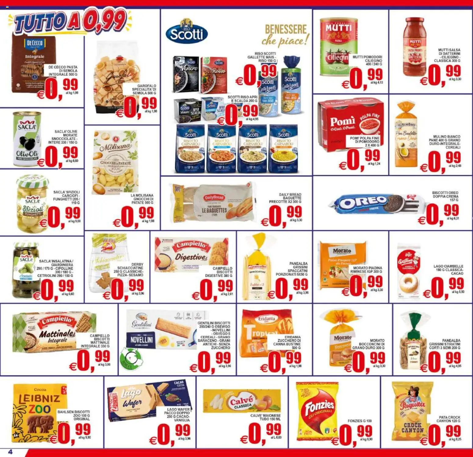 Volantino Pewex del 31/07/2026 | Pagina: 4 | Prodotti: Crema, Maionese, Mutti, Grissini