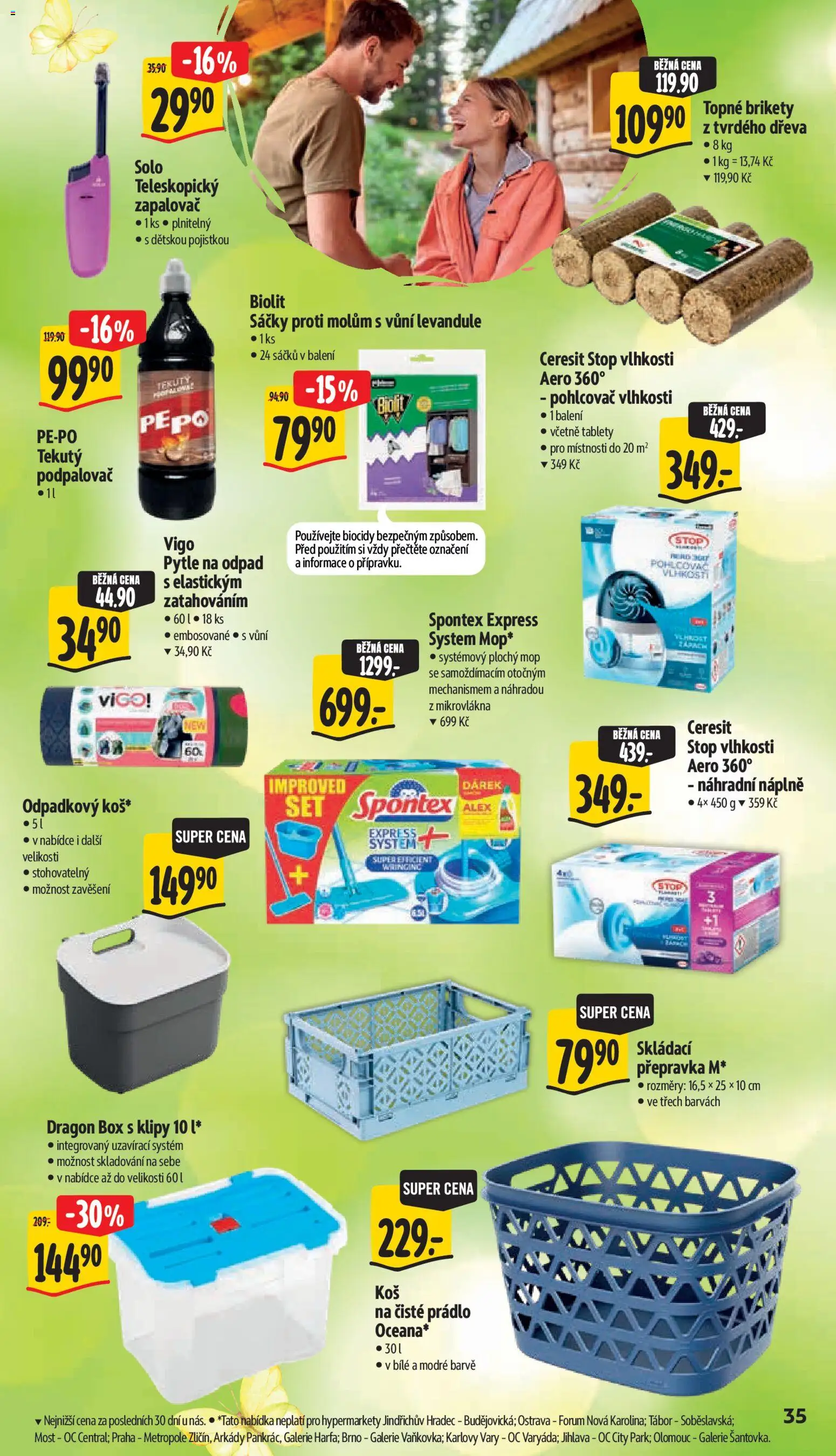 Albert leták - Hypermarket - Jablonec nad Nisou od 16.09.2026 | Strana: 45 | Produkty: Přepravka, Mop, Pepo, Pytle na odpad