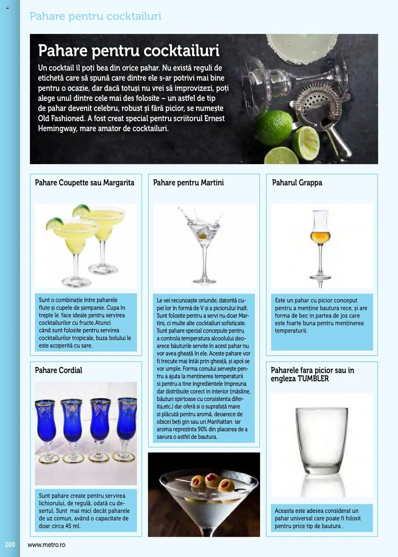 Noul catalog Metro – valabil de la 17.09.2025 | Pagină: 200 | Produse: Bec, Mici, Martini, Tip