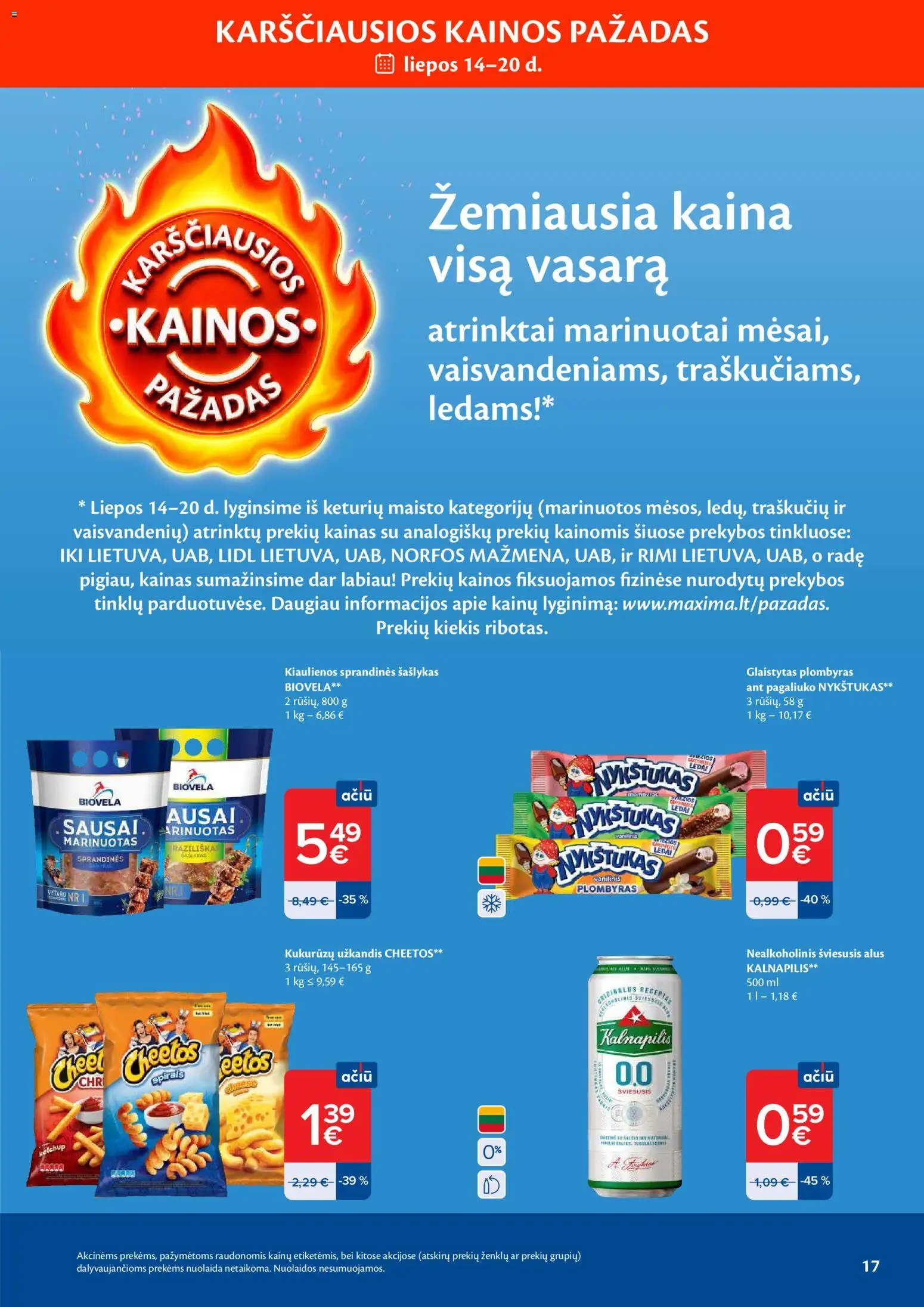 MAXIMA akcijos nuo 2026.07.14 | Puslapis: 17