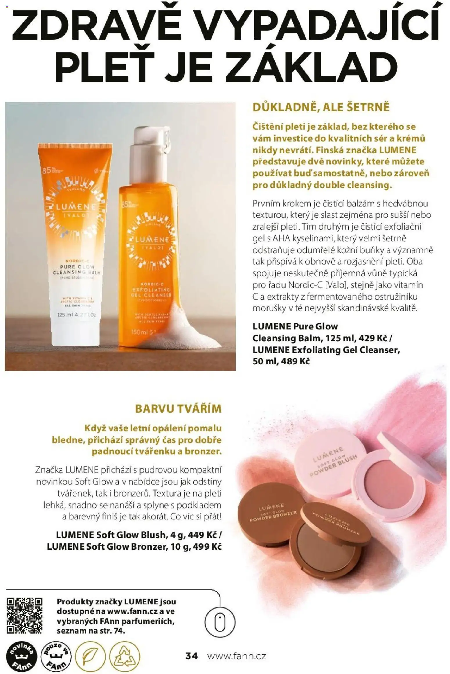 FAnn parfumerie katalog Podzim 2026 od 01.09.2026 | Strana: 34 | Produkty: Bronzer