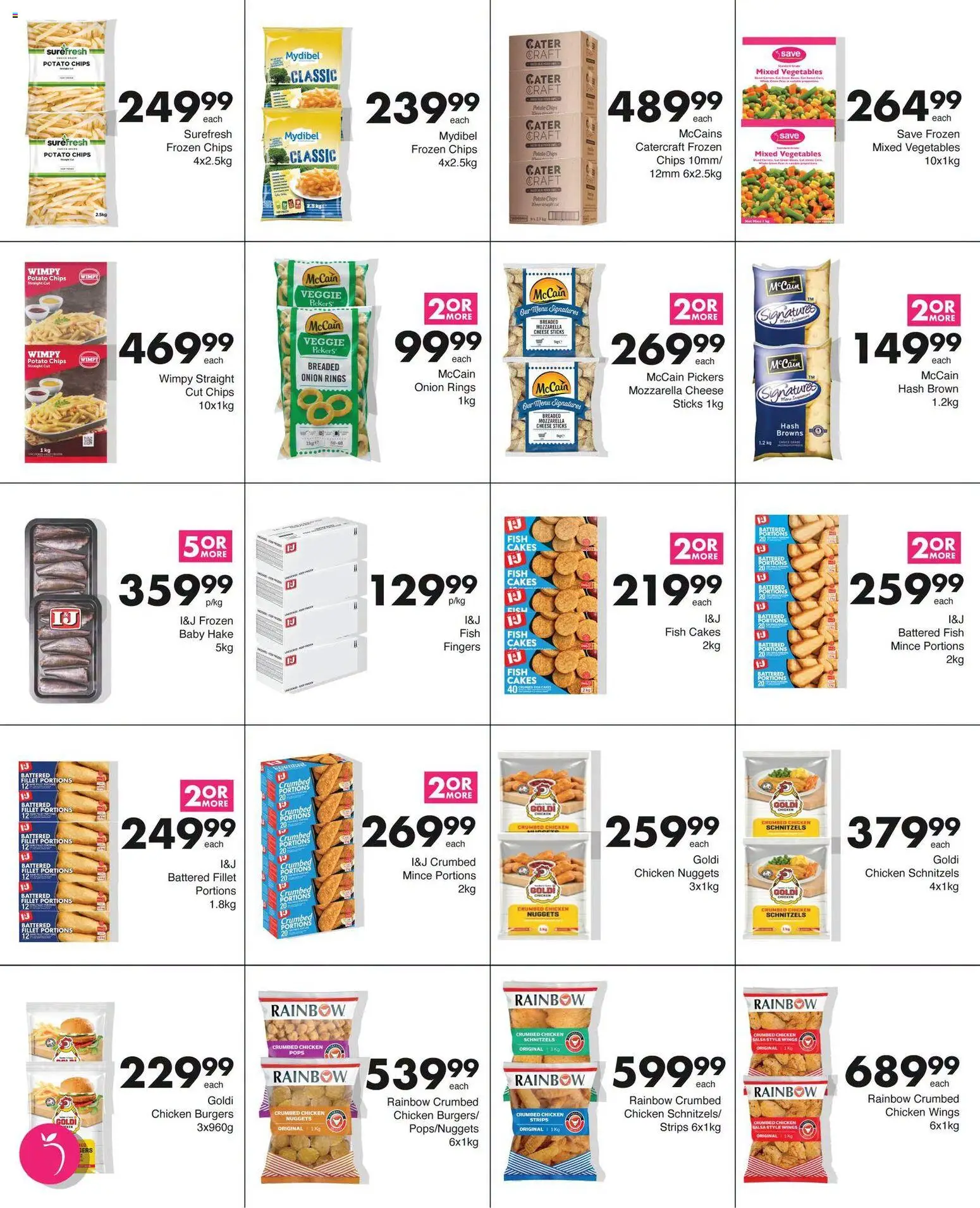 New Save catalogue – valid from 08/07/2026 | Page: 3 | Products: Battery, Cheese, Chips, Vegetables