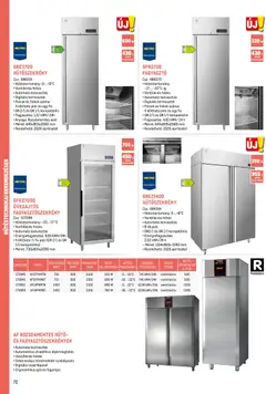 Metro Gasztronómia - amely érvényes a következő dátumtól: 18.02.2026 | Oldal: 72 | Termékek: Hűtőszekrény, Polcok, Polc, Termosztát