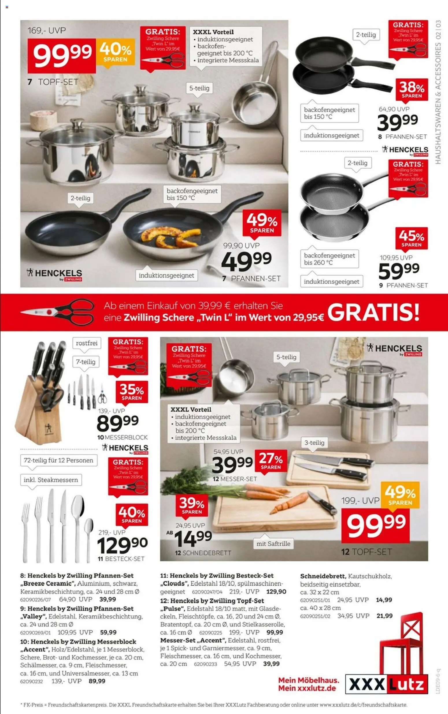 XXXLutz Haushalt – gültig ab 22.08.2026 | Seite: 3 | Produkte: Backofen, Brot