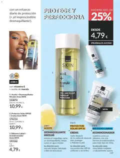 Vista previa Protector Solar SPF30 + Crema Avon SK!N, 2 EN 1 válido desde el 01/07/2026 | Página: 119