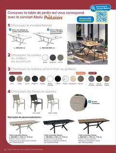 Castorama - Prévisualisation de Castorama catalogue valide à partir de 26.02.2026 | Page: 10 | Produits: Plateau, Table extensible, Table de jardin, Crème