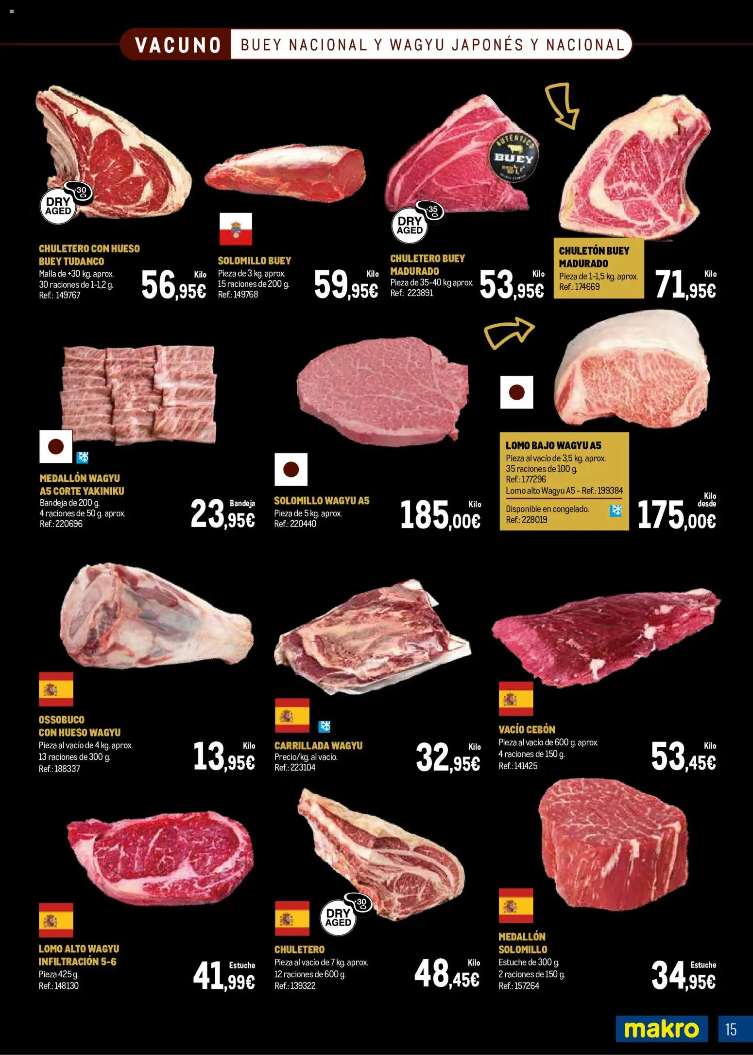 Makro Expertos en carnes │ válido desde el 07/09/2026 | Página: 15 | Productos: Lomo, Bandeja