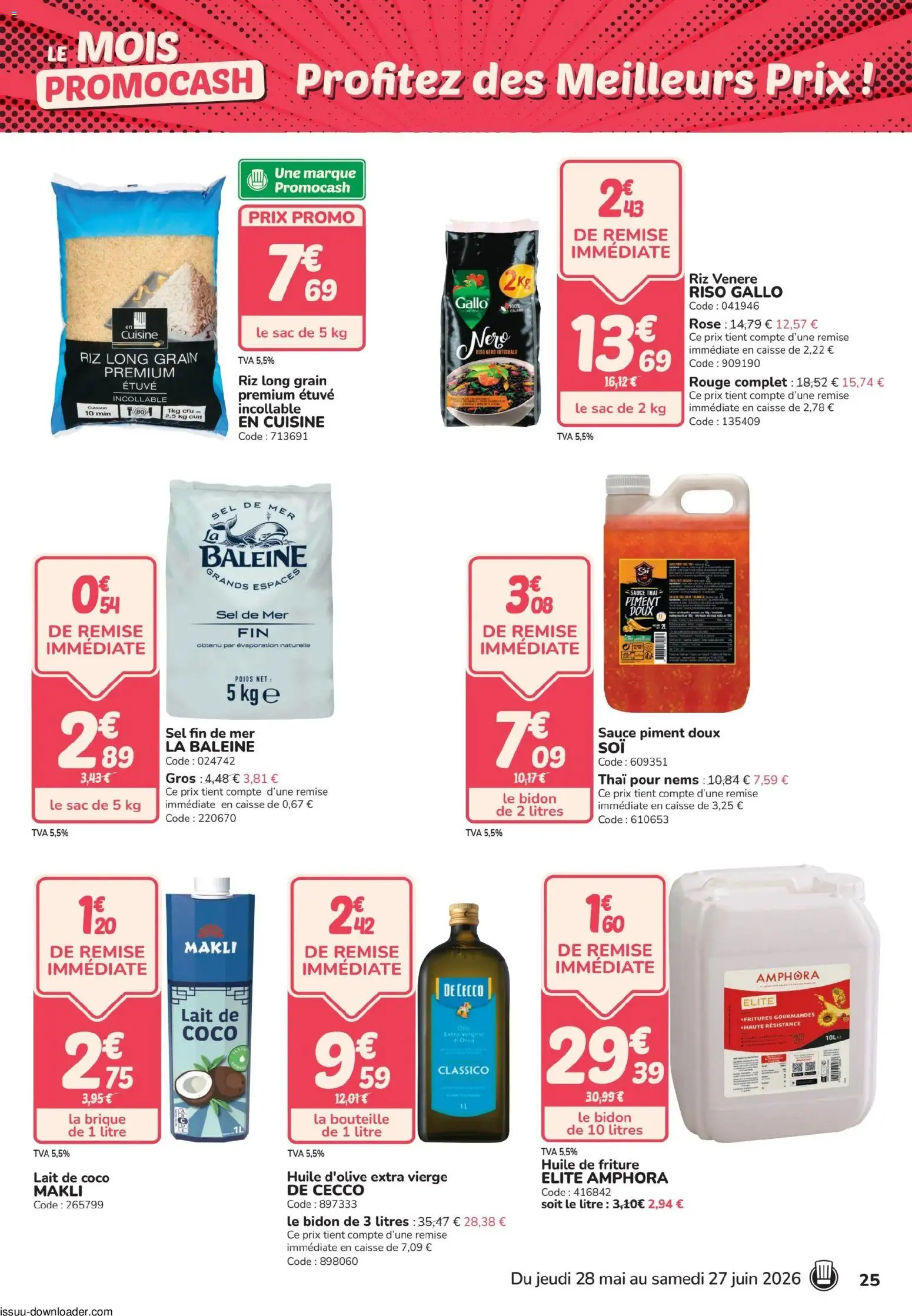 {H1} | Page: 25 | Produits: Huile D'olive, Lait de coco, Piment, Huile