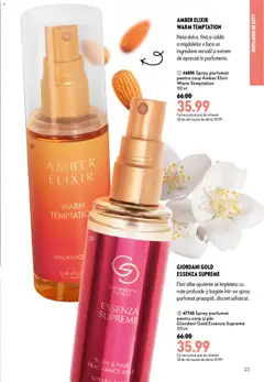 Ofertele Oriflame valabile de la 29.07.2026 | Pagină: 23 | Produse: Elixir, Body