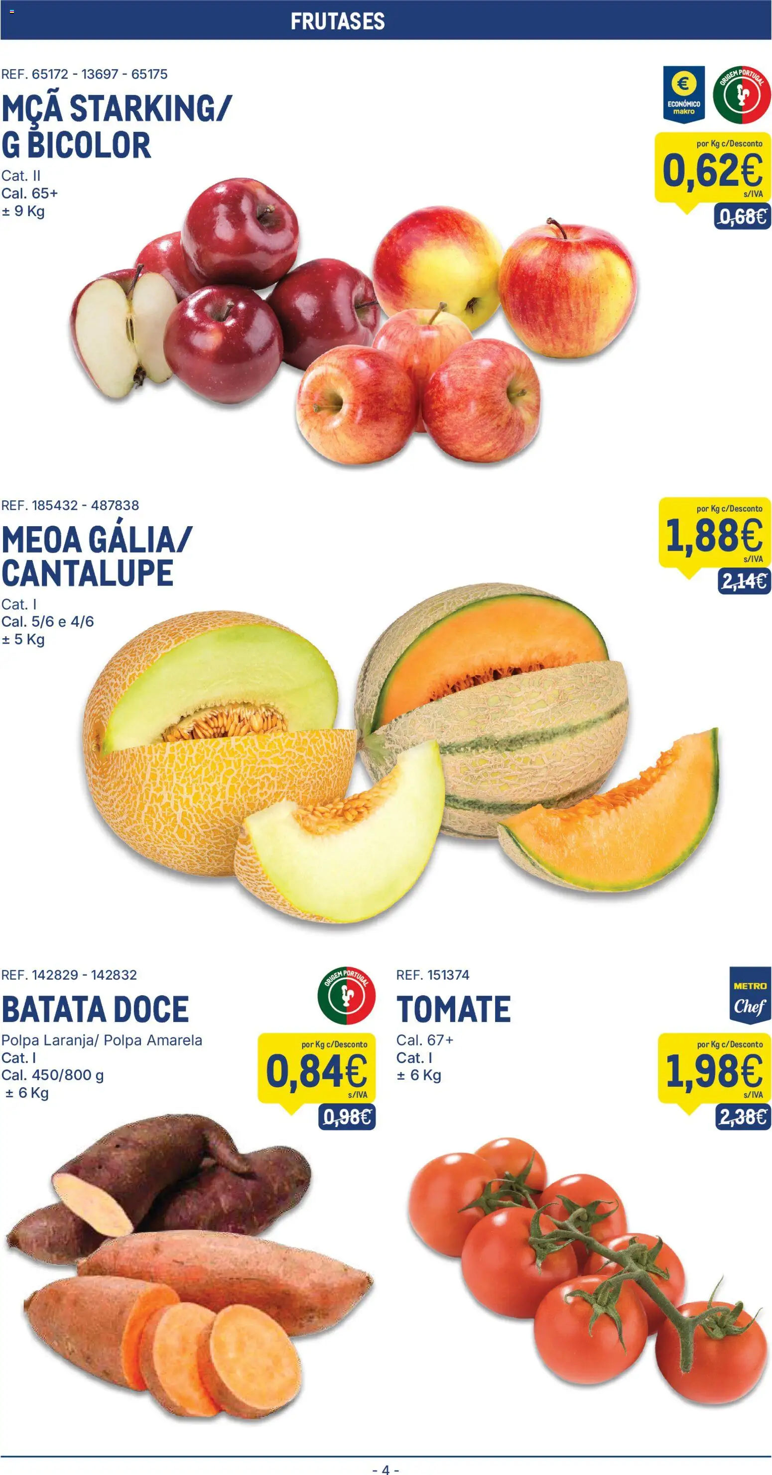 Makro folheto │ válido de 13/10/2026 | Página: 4 | Produtos: Batata, Tomate
