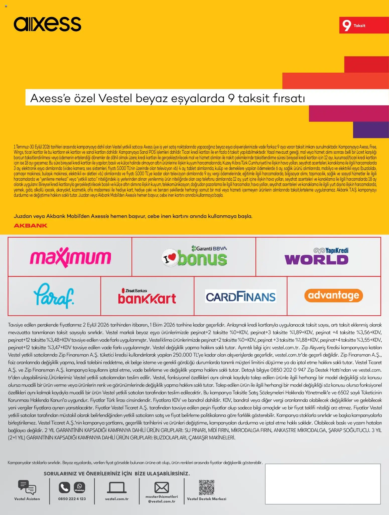 Vestel Katalog - 02 Eylül 2026 tarihinden itibaren geçerlidir | Sayfa: 24 | Ürünler: Baskı, Şarap, Bilgisayar, Ses