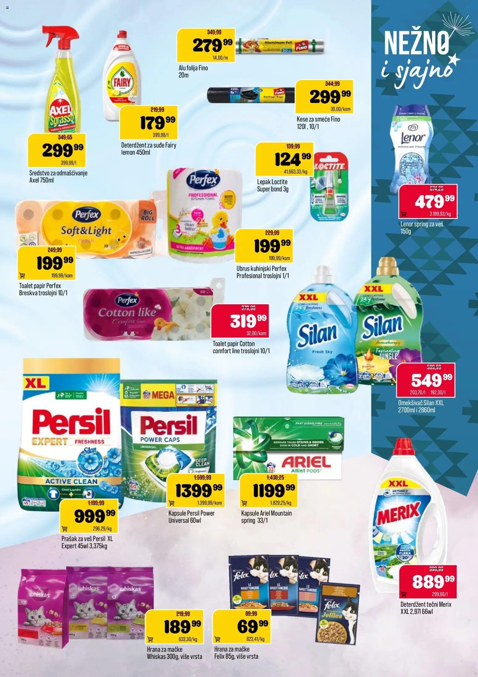 Podunavlje katalog - važi od 06.05.2026 | Strana: 11 | Proizvode: Ariel, Ubrus, Hrana za mačke, Breskva