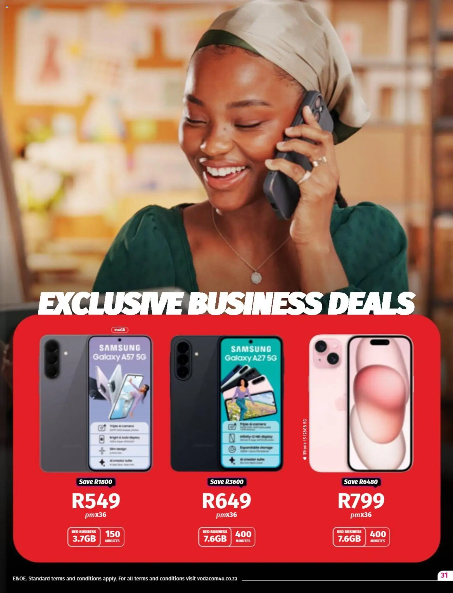 New Vodacom catalogue – valid from 07/08/2026 | Page: 31