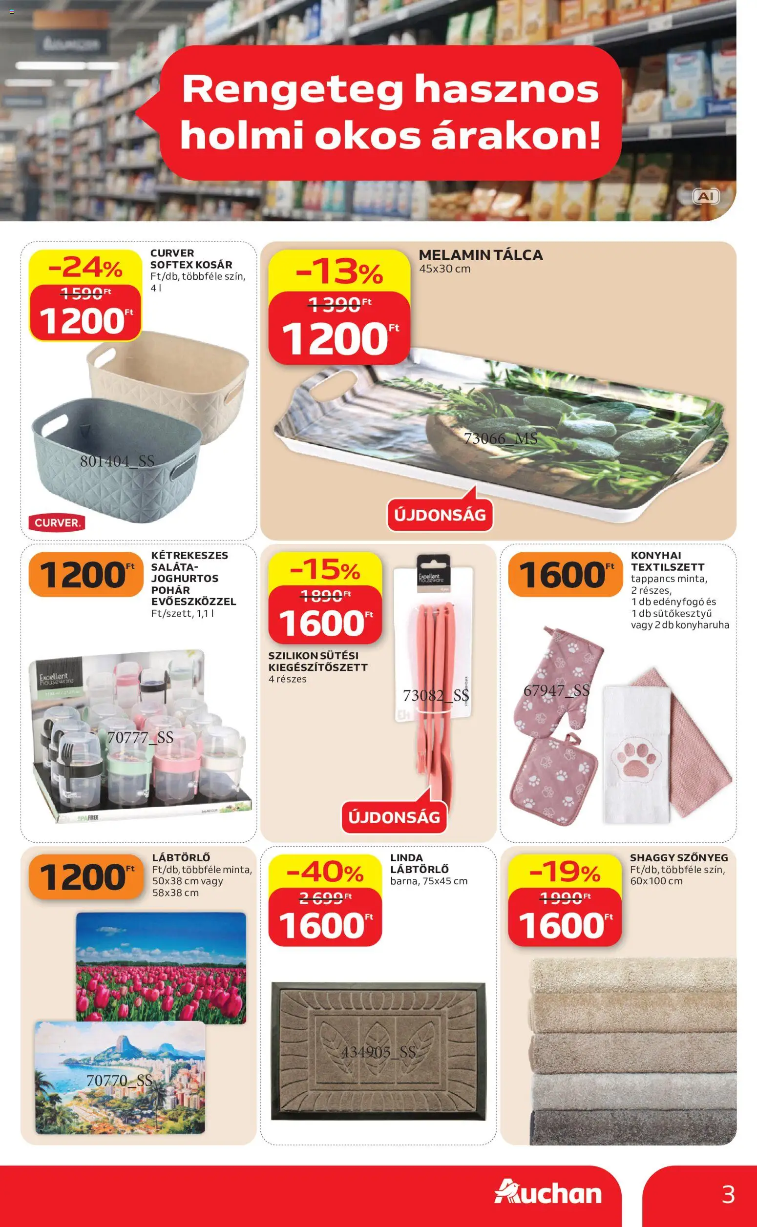 Auchan akciós ujság - amely érvényes a következő dátumtól: 2026.10.01. | Oldal: 3