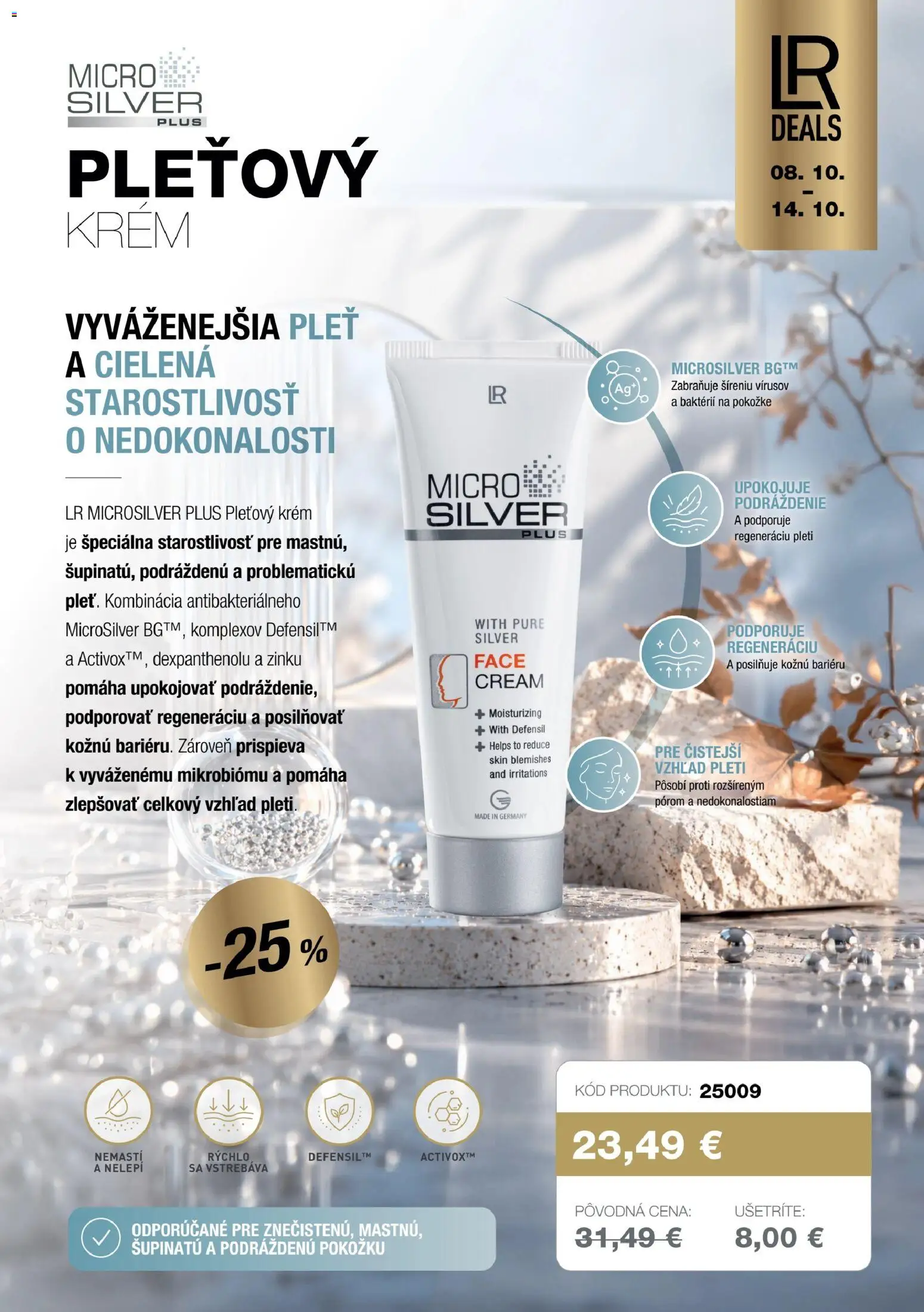 Nové LR akcie – leták je platný od 08.10.2026 | Strana: 4 | Produkty: Krém