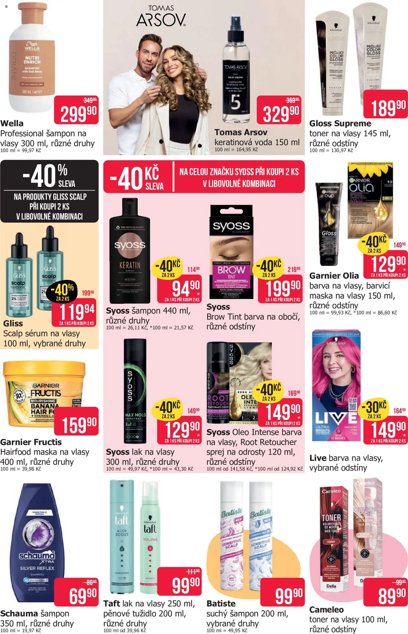 TETA Drogerie leták od 13.08.2026 | Strana: 8 | Produkty: Syoss, Suchý šampon, Tužidlo, Maska