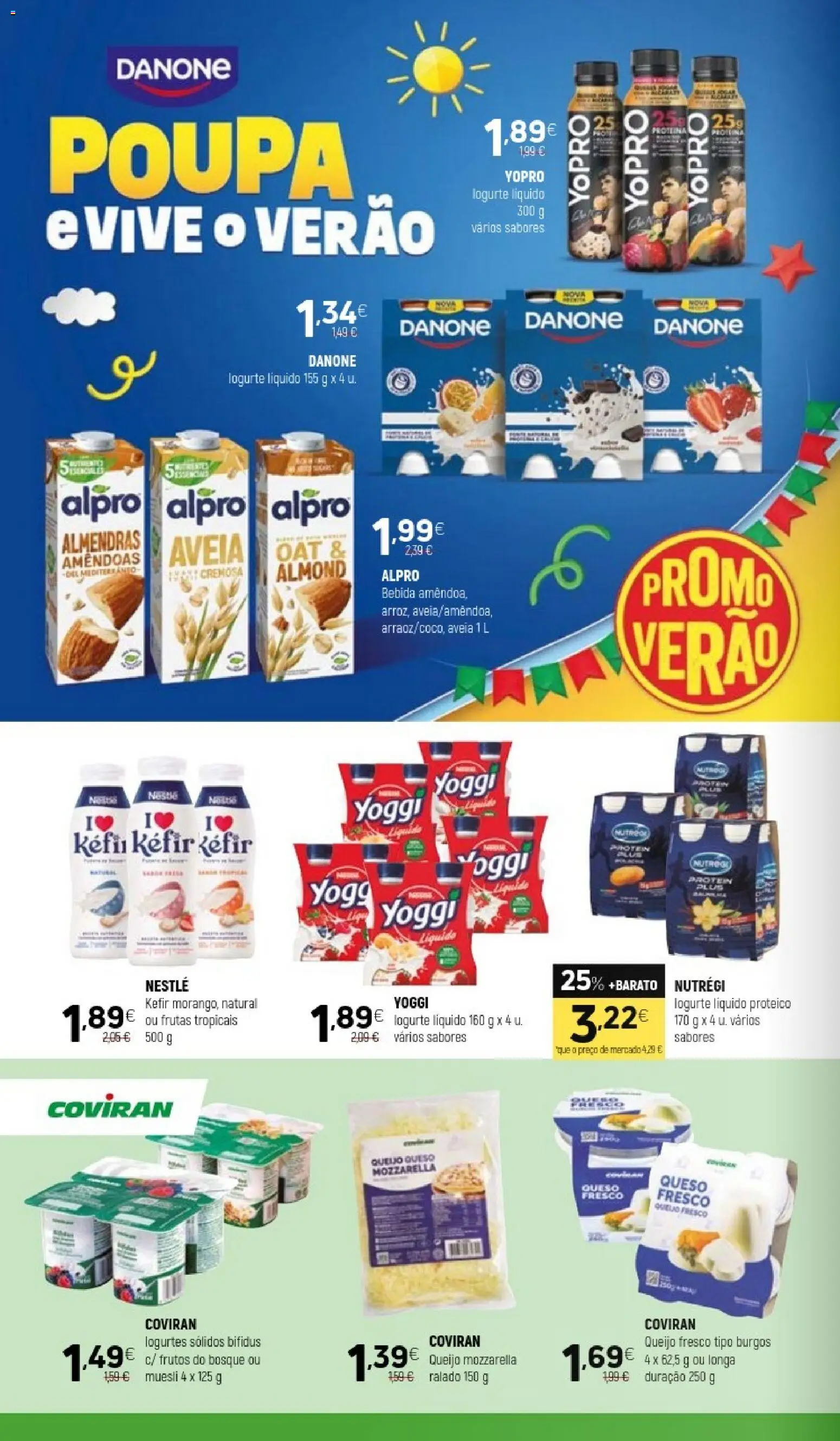 Coviran folheto │ válido de 11/08/2026 | Página: 4 | Produtos: Amêndoas, Queijo Mozzarella, Frutas tropicais, Nestlé
