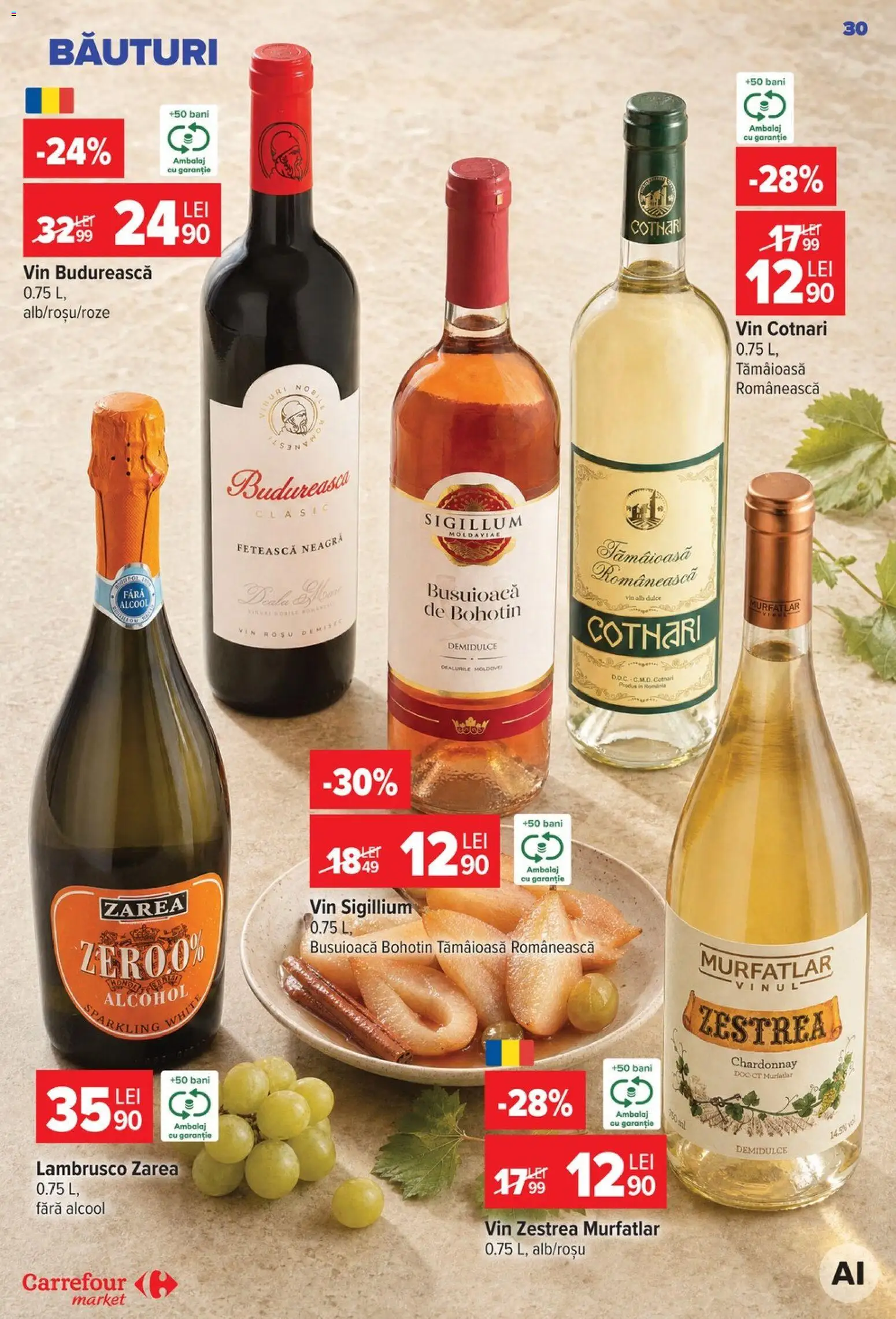 Noul catalog Carrefour – valabil de la 29.07.2026 | Pagină: 30 | Produse: Vin