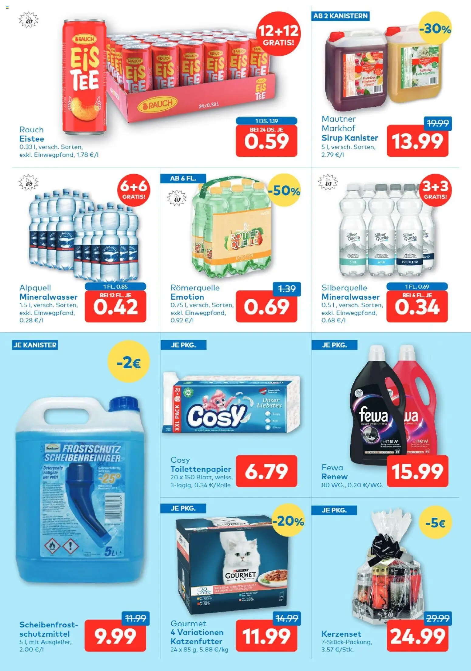 T&G Salzburg gültig ab 22.10.2026 | Seite: 6 | Produkte: Eis, Zitrone, Mineralwasser, Waschmittel