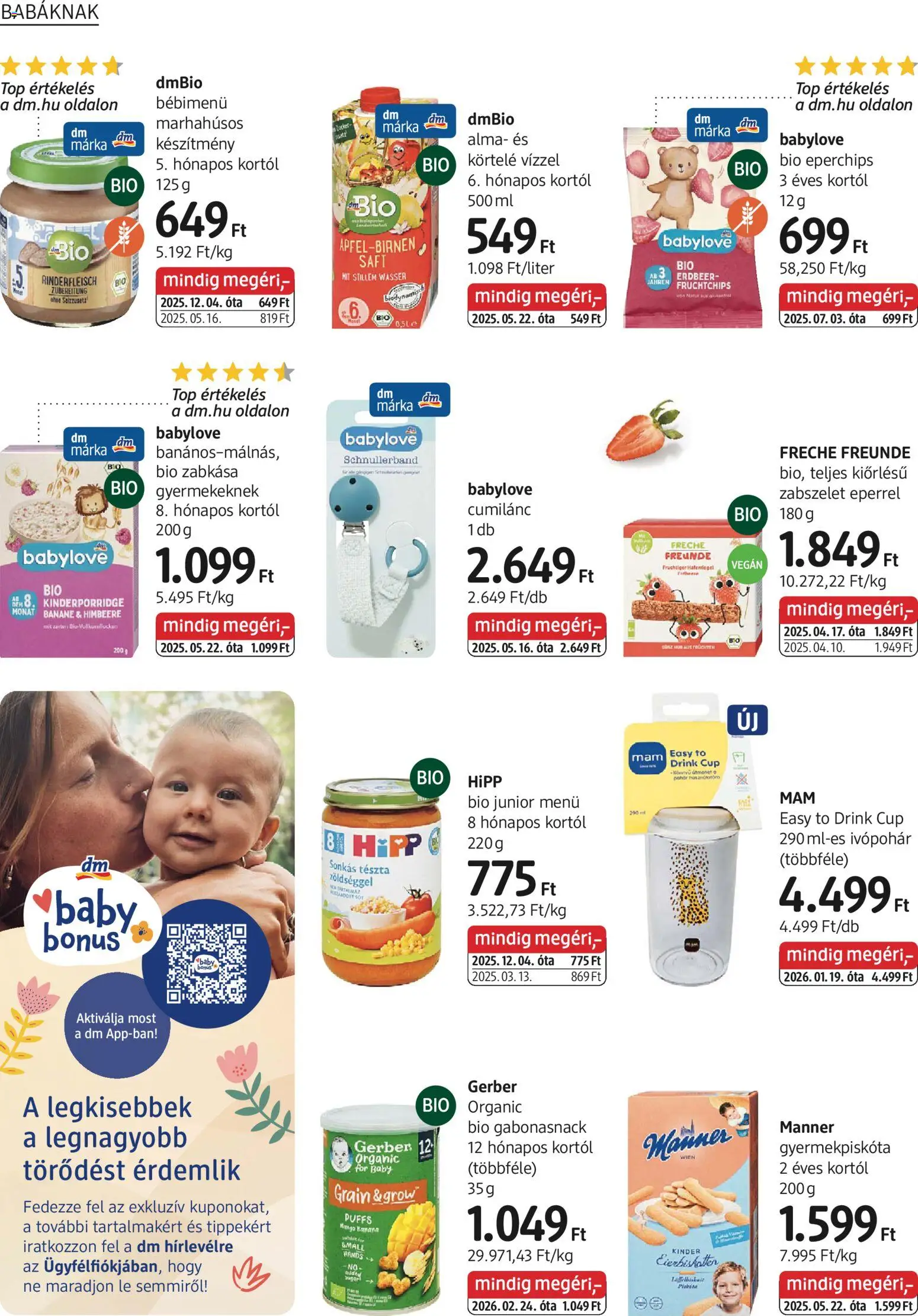 DM Drogerie Markt akciós ujság - amely érvényes a következő dátumtól: 07.05.2026 | Oldal: 20 | Termékek: Alma, Tészta, Vegán, Mangó