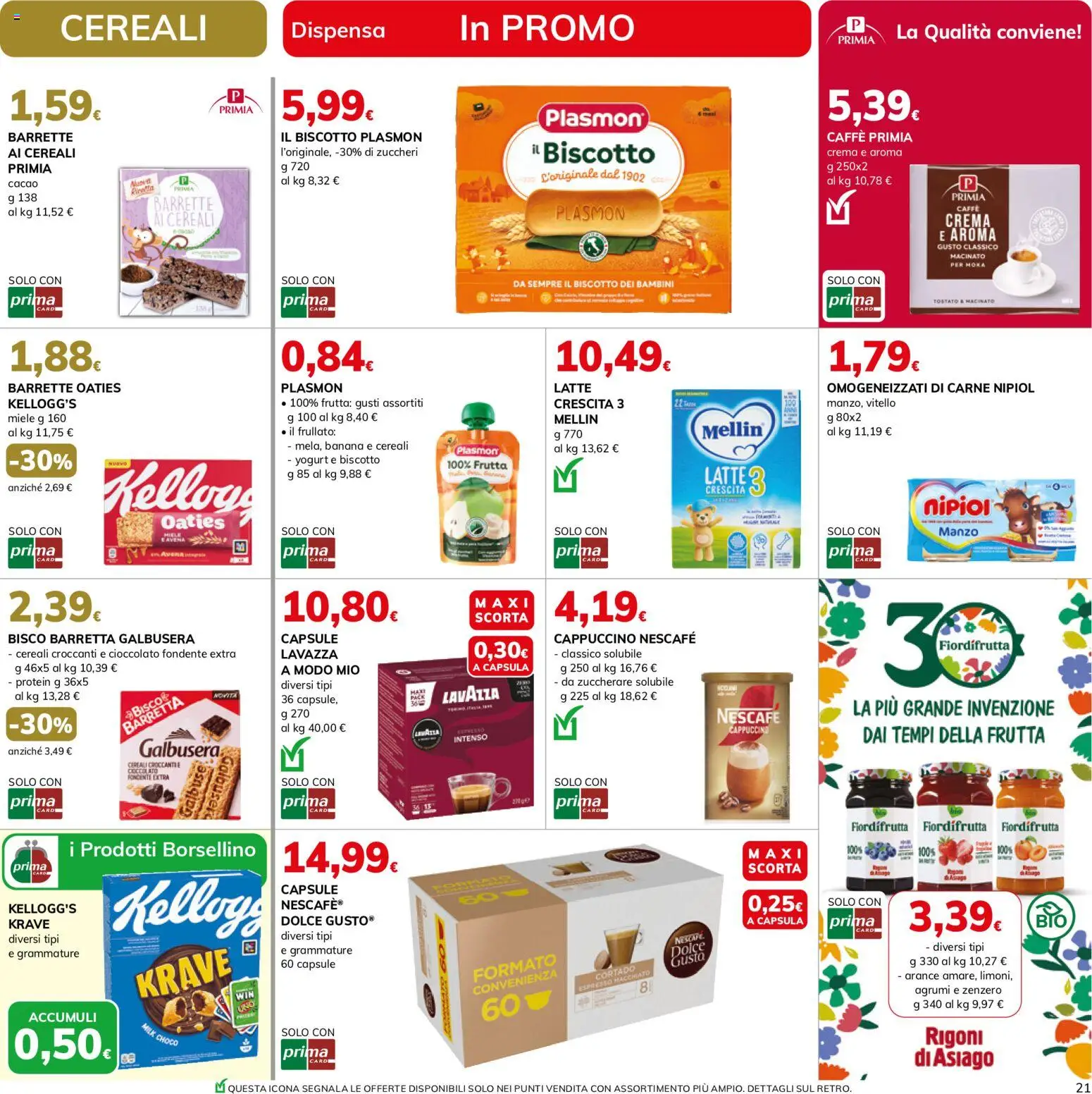 Volantino Basko del 03/09/2026 | Pagina: 21 | Prodotti: Cappuccino, Cioccolato, Cereali, Nescafé