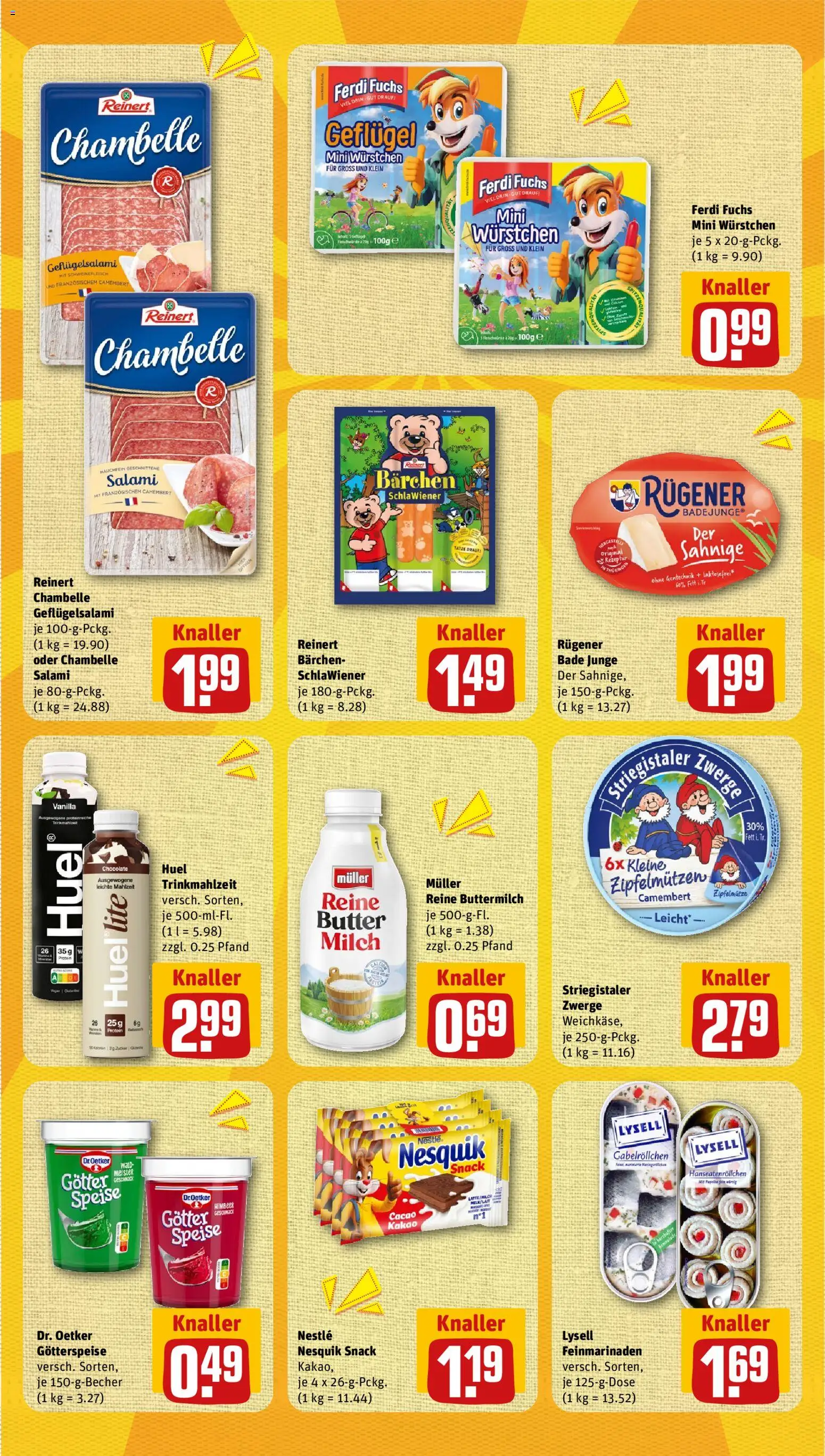 Nahkauf Prospekt – gültig ab 01.06.2026 | Seite: 9 | Produkte: Nesquik, Buttermilch, Butter, Salami