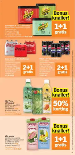 Albert Heijn Folder week / de la semaine 37 - Voorbeeld van een folder van Albert Heijn, geldig van 07/09/2026 | Pagina: 19 | Producten: Coca Cola, Pepsi, Fruit, Mango