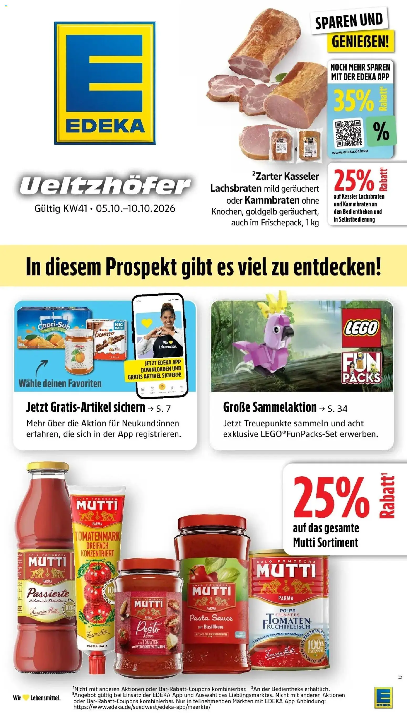 E center Prospekt Heilbronn-Sontheim (ab 05.10.2026) zum Blättern | Seite: 5 | Produkte: Capri sun, Tomaten, Pasta