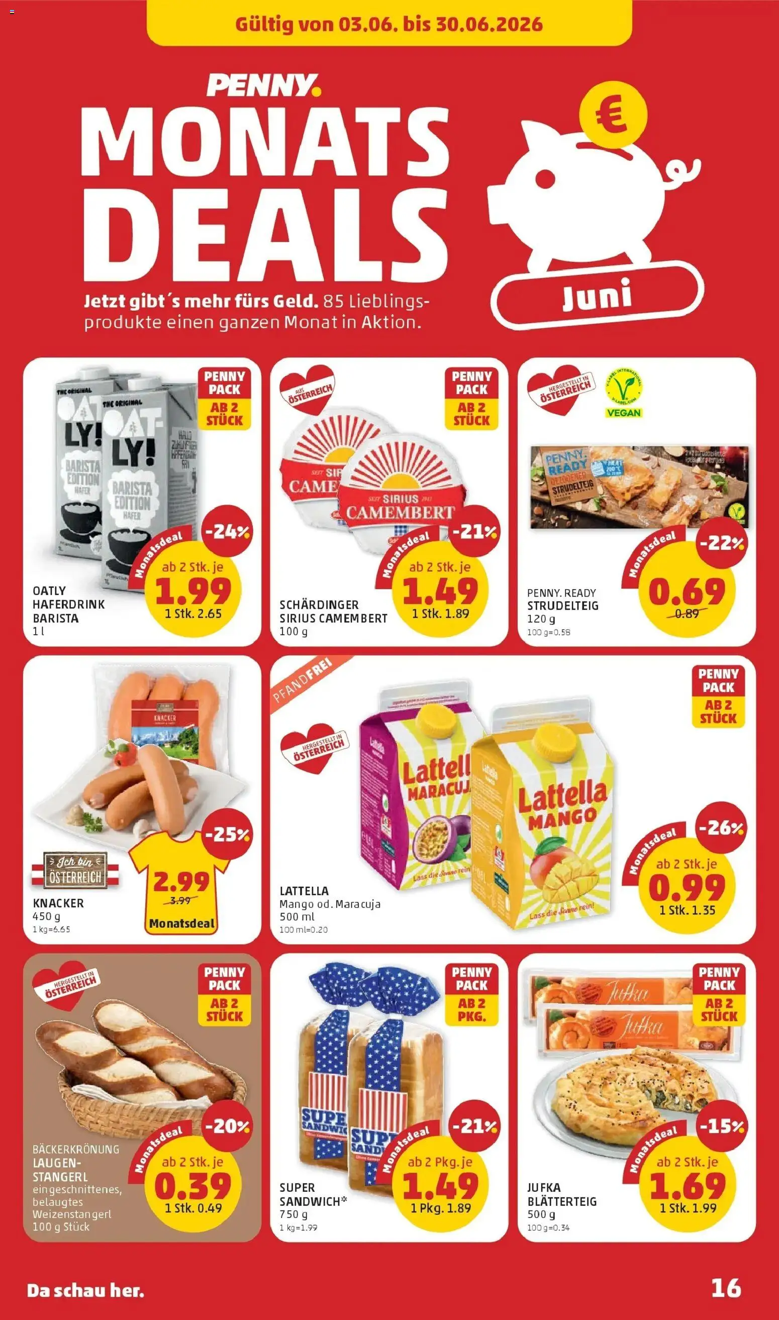 Penny Markt Die ganze Woche sparen gültig ab 03.06.2026 | Seite: 16 | Produkte: Mango