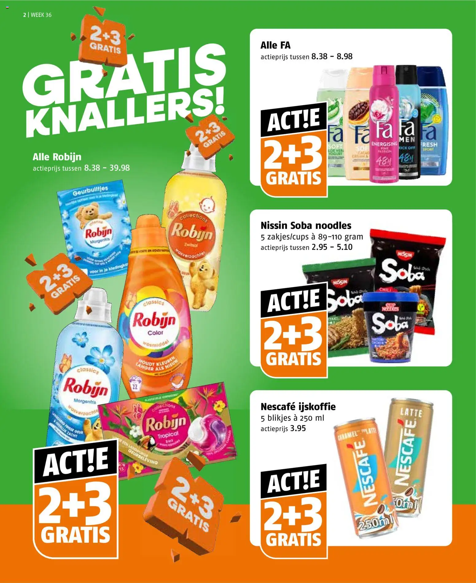 {H1} | Pagina: 2 | Producten: Robijn, Nescafe, Ijskoffie