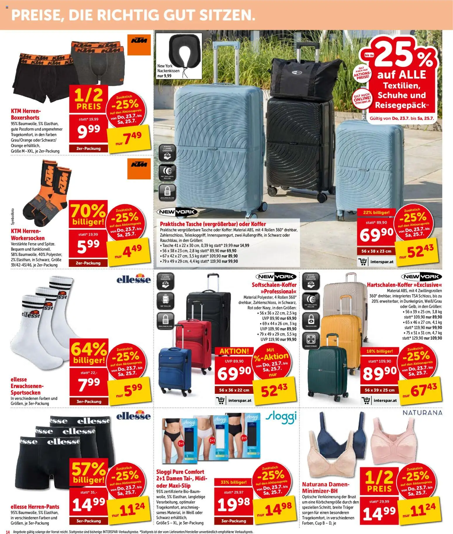 Interspar - Broschüre gültig ab 23.07.2026 | Seite: 15 | Produkte: Koffer, Tasche