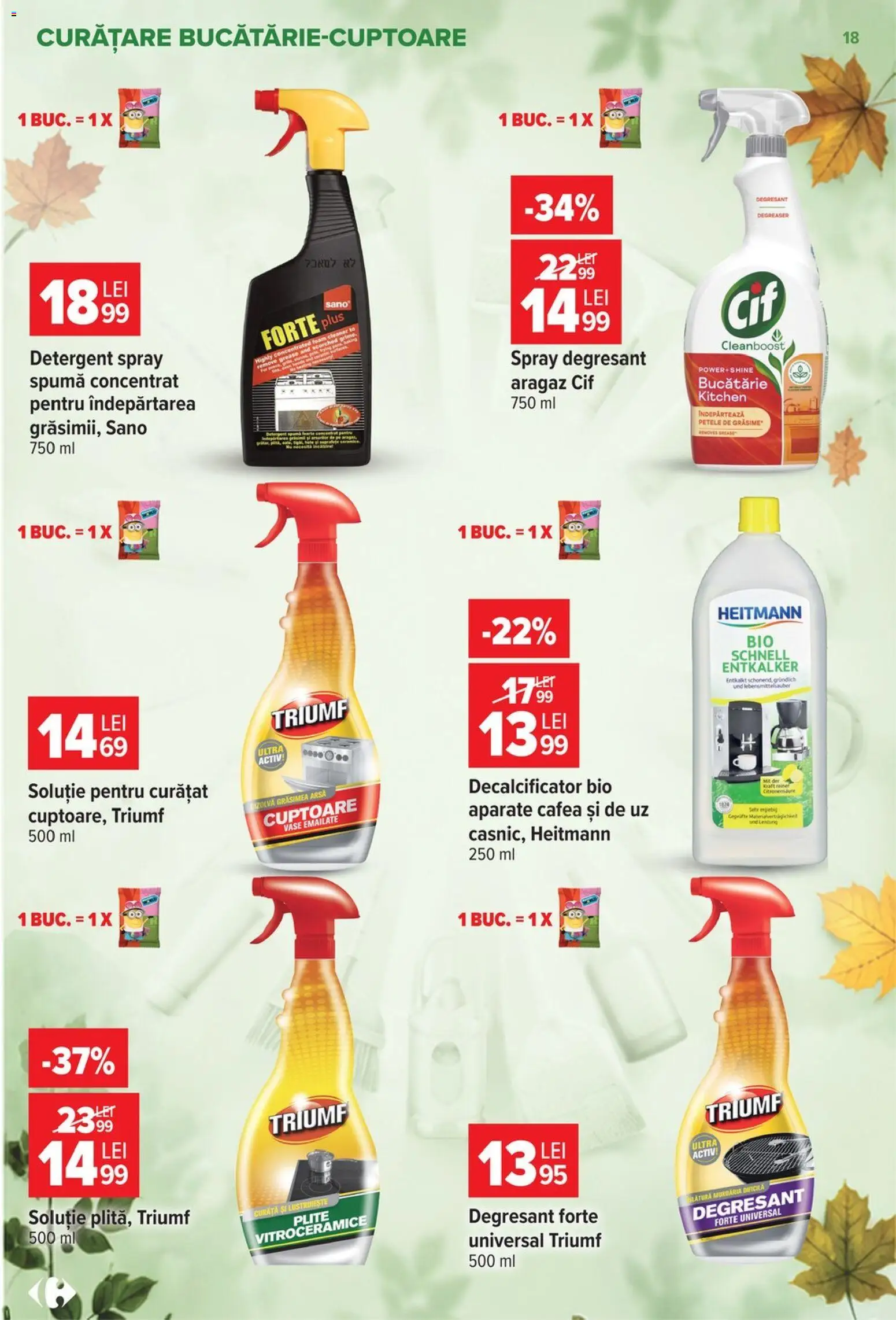 Noul catalog Carrefour – valabil de la 30.09.2026 | Pagină: 18 | Produse: Bio, Cif, Bucătărie, Sos