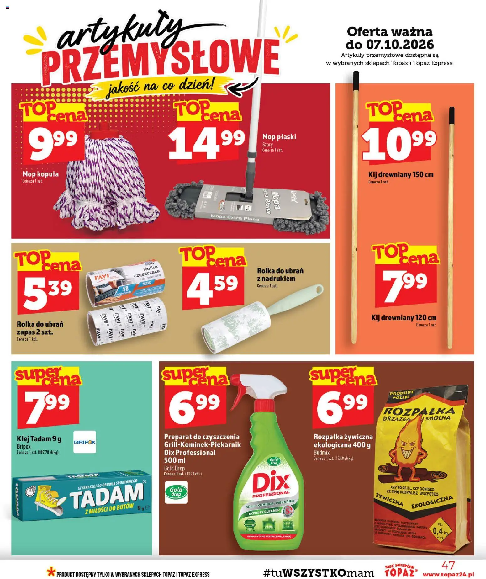 Topaz gazetka od 01.10.2026 | Strona: 47