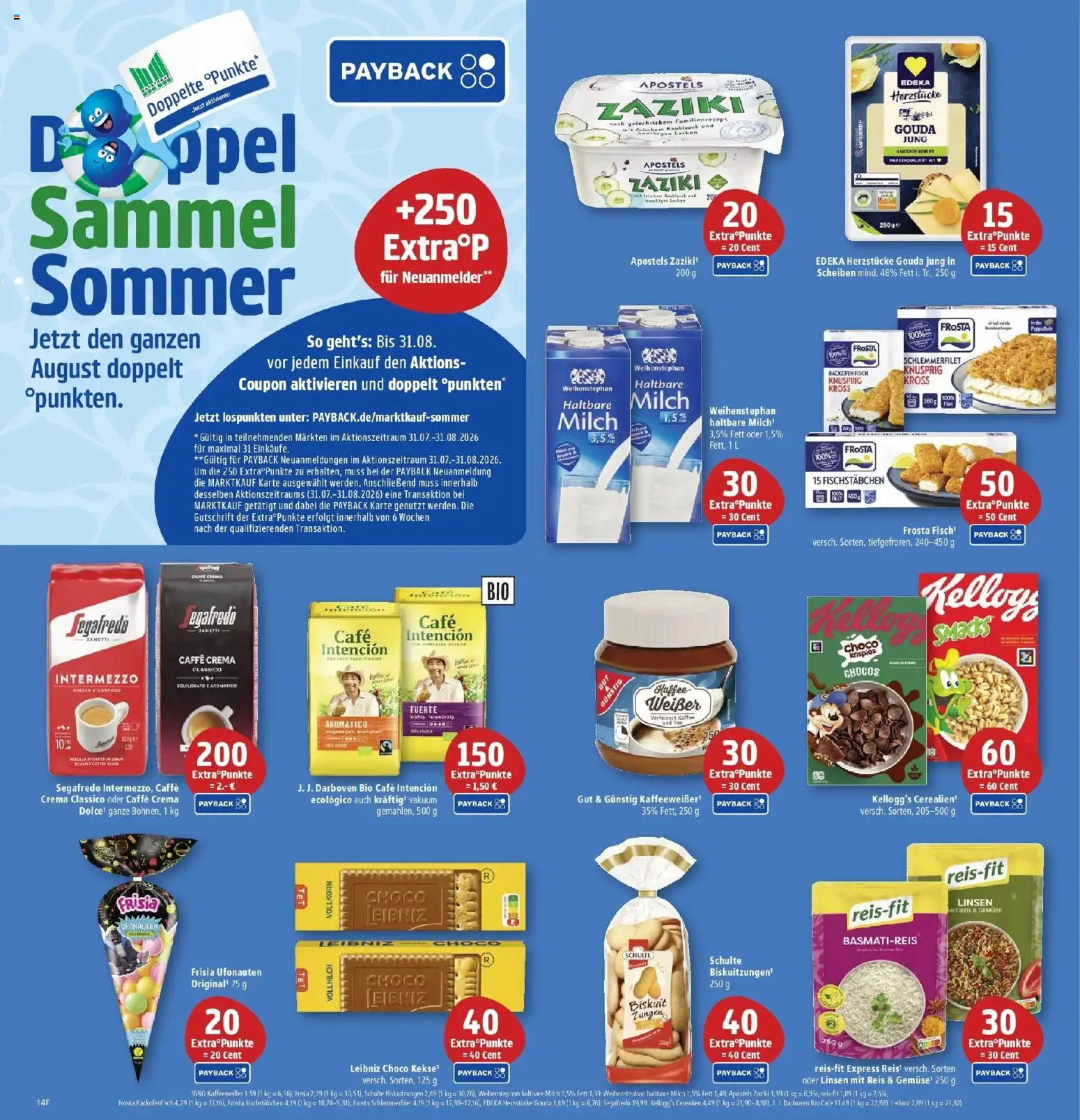 Marktkauf Prospekt Aschaffenburg (ab 17.08.2026) » Angebote online | Seite: 18 | Produkte: Basmatireis, Haltbare milch, Reis, Segafredo