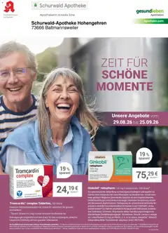 Angebote - Ihre Apotheke vor Ort: Jetzt alle Angebote auch online entdecken! ab 29.08.2026 gültig