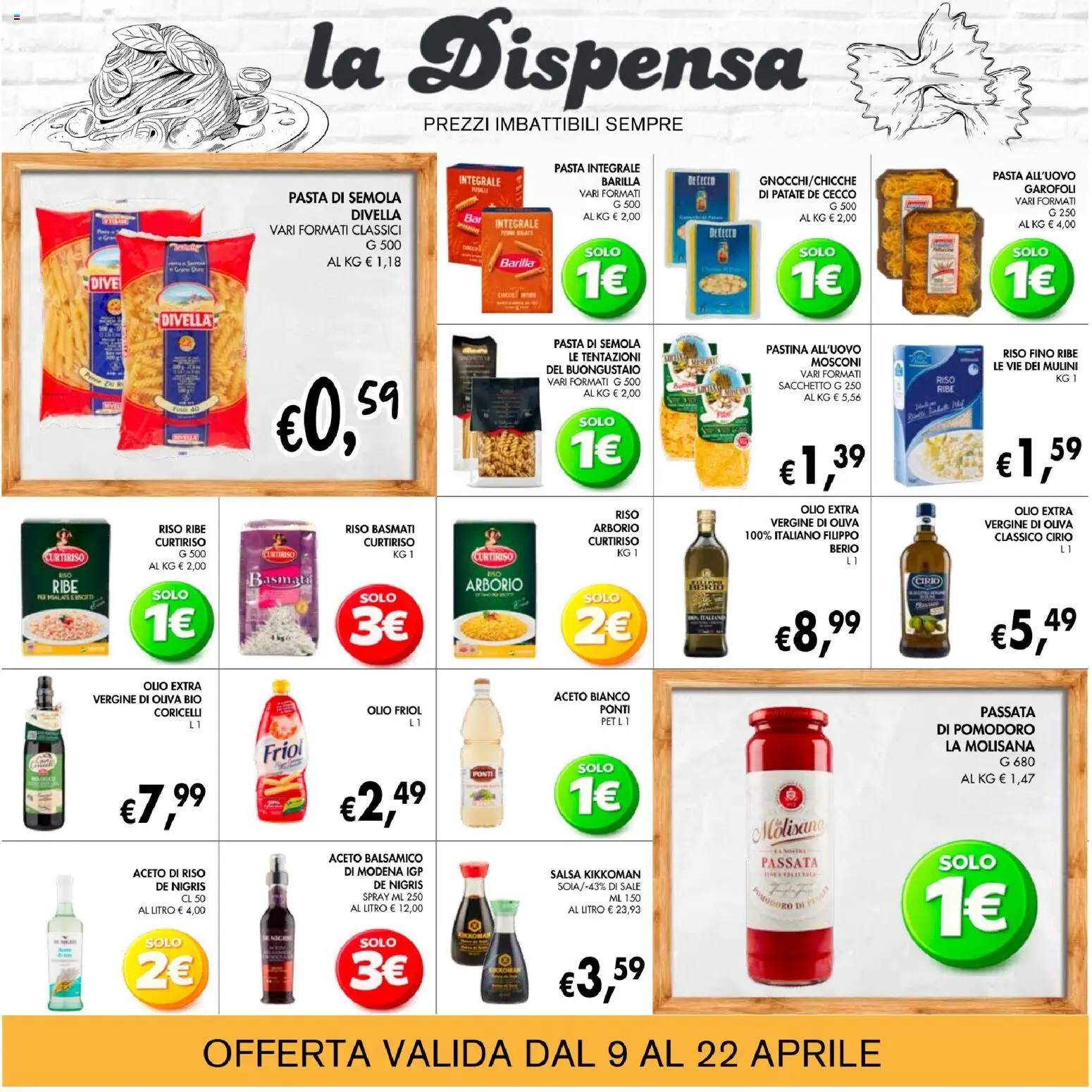 Volantino Coal del 09.04.2026 | Pagina: 13 | Prodotti: Salsa, Sale, Pomodoro, Aceto
