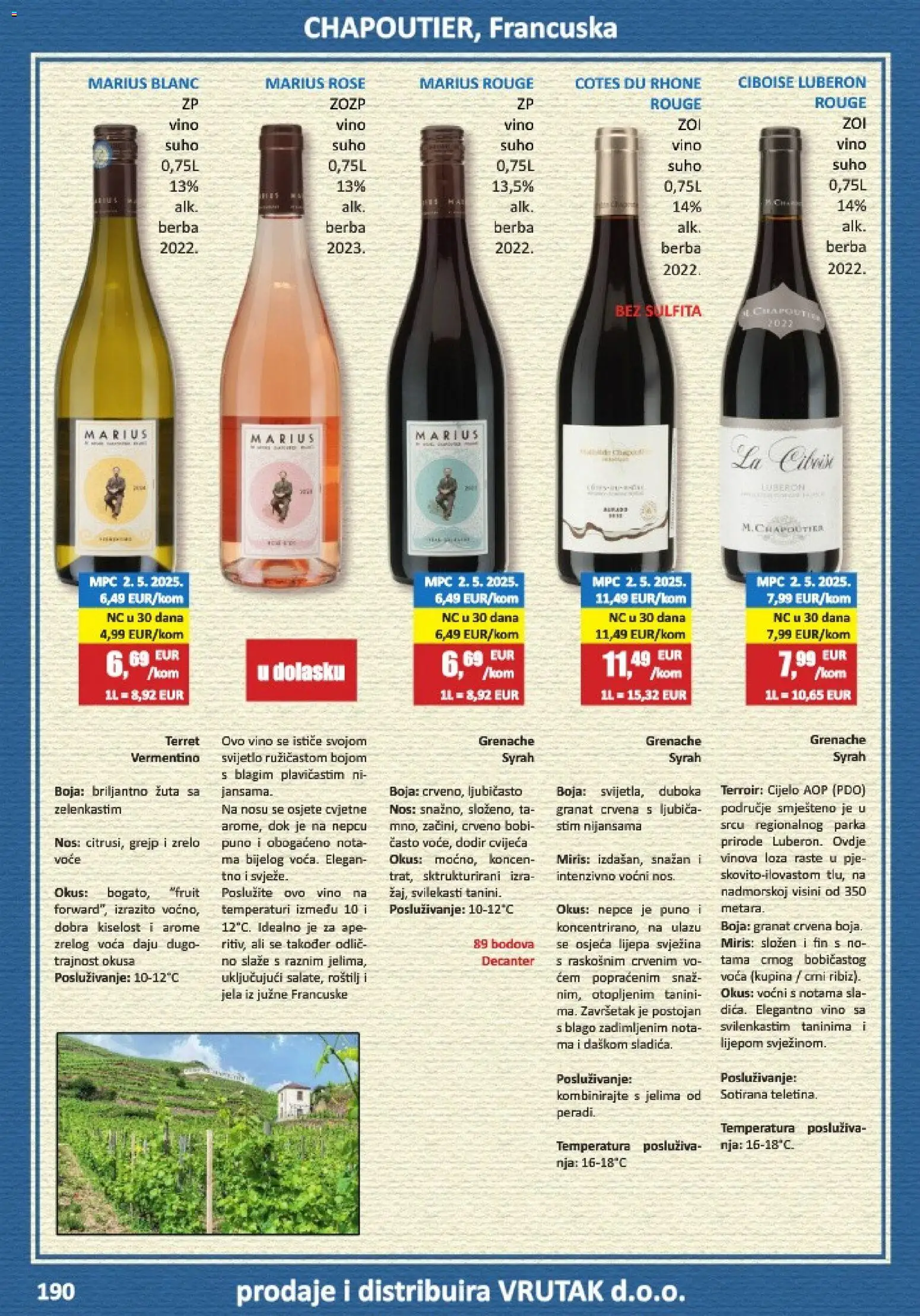 Vrutak katalog | vrijedi od 01.11.2025 | Stranica: 190 | Proizvodi: Roštilj, Miris, Vino, Voće