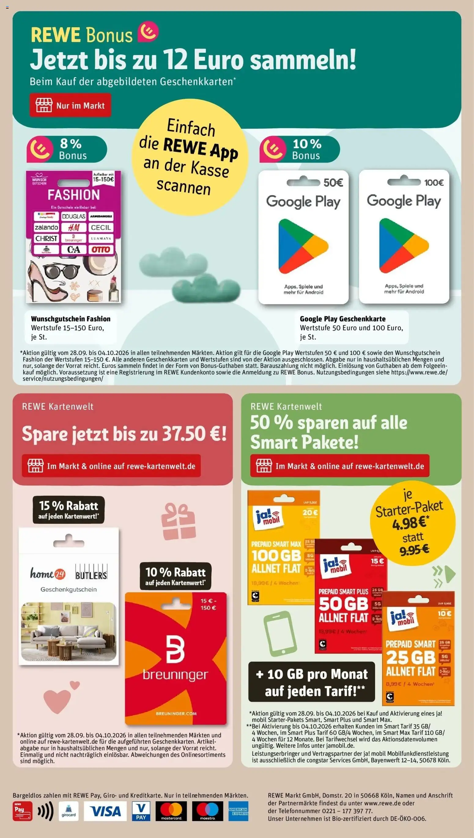 REWE Prospekt ab 28.09.2026 zum Blättern » Angebote | Seite: 34